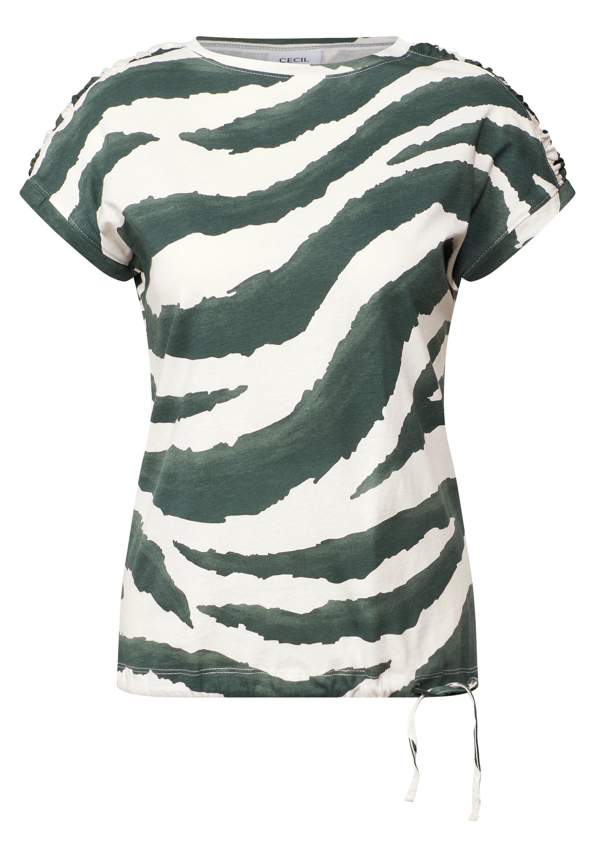 Cecil T-Shirt, mit U-Boot-Ausschnitt