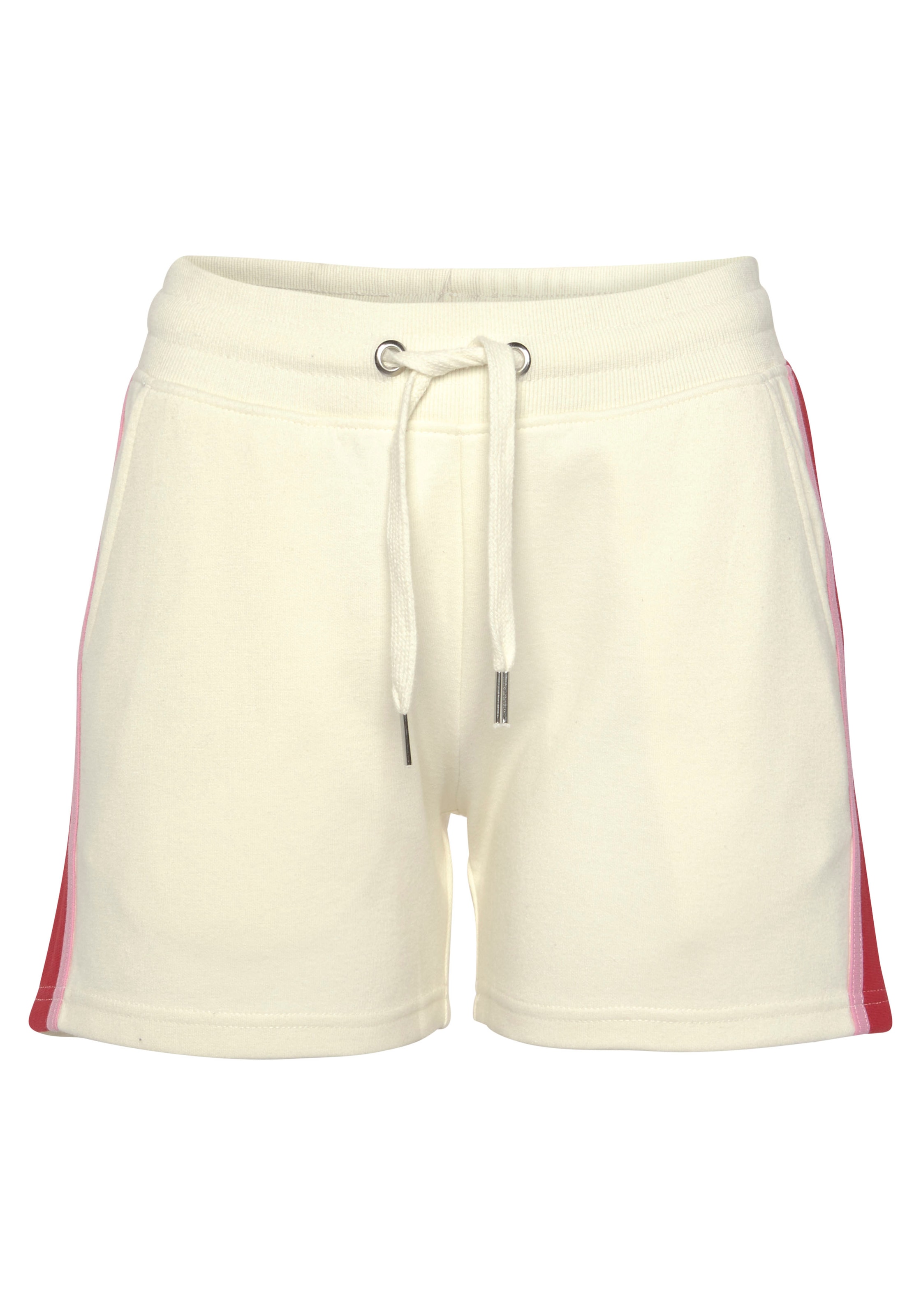 Vivance Sweatshorts »-kurze Hose«, (1 tlg.), mit Kontrast Einsätzen, Loungeanzug