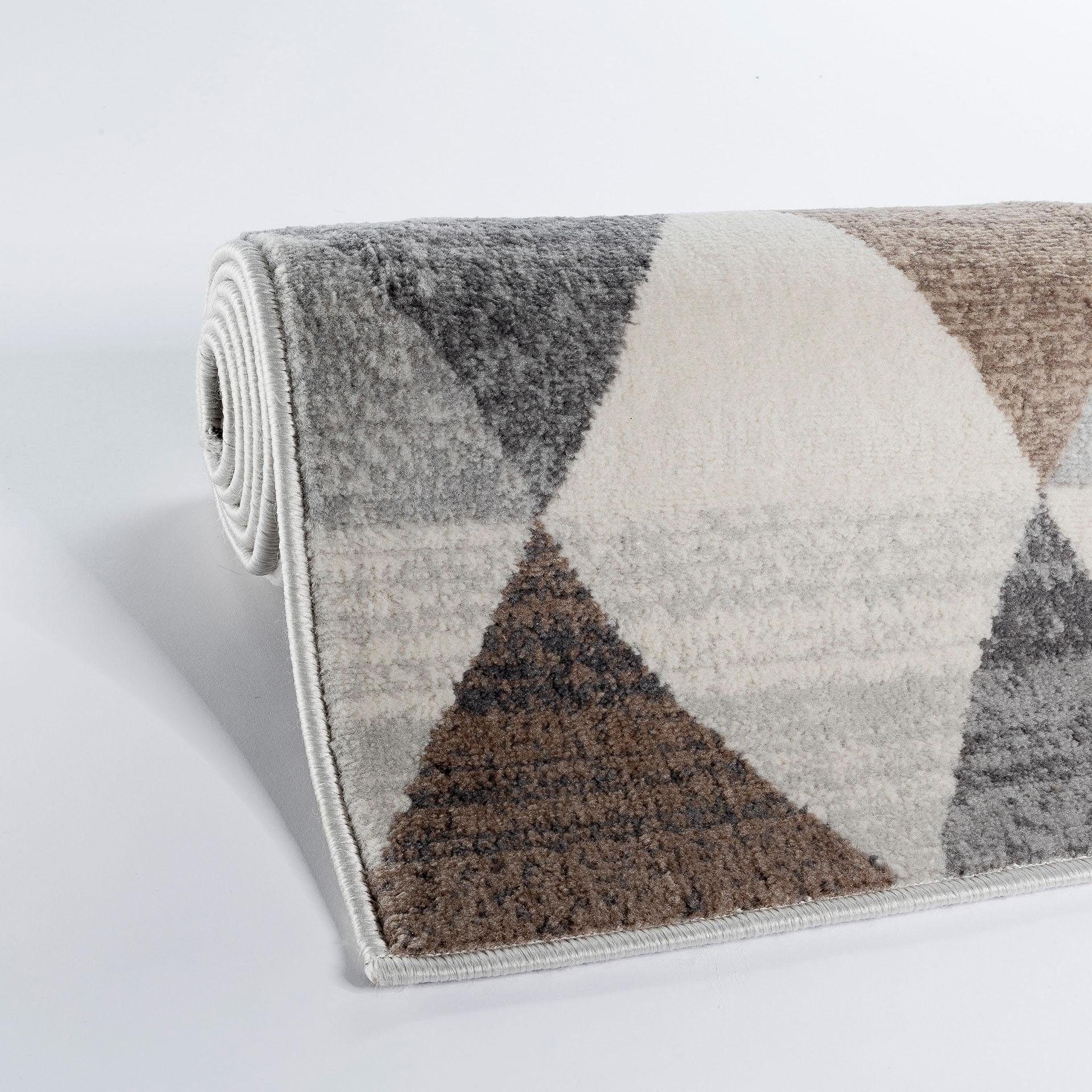 Sehrazat Teppich »Montana 3710«, rechteckig, 8 mm Höhe, Kurzflor, Wohnzimmer