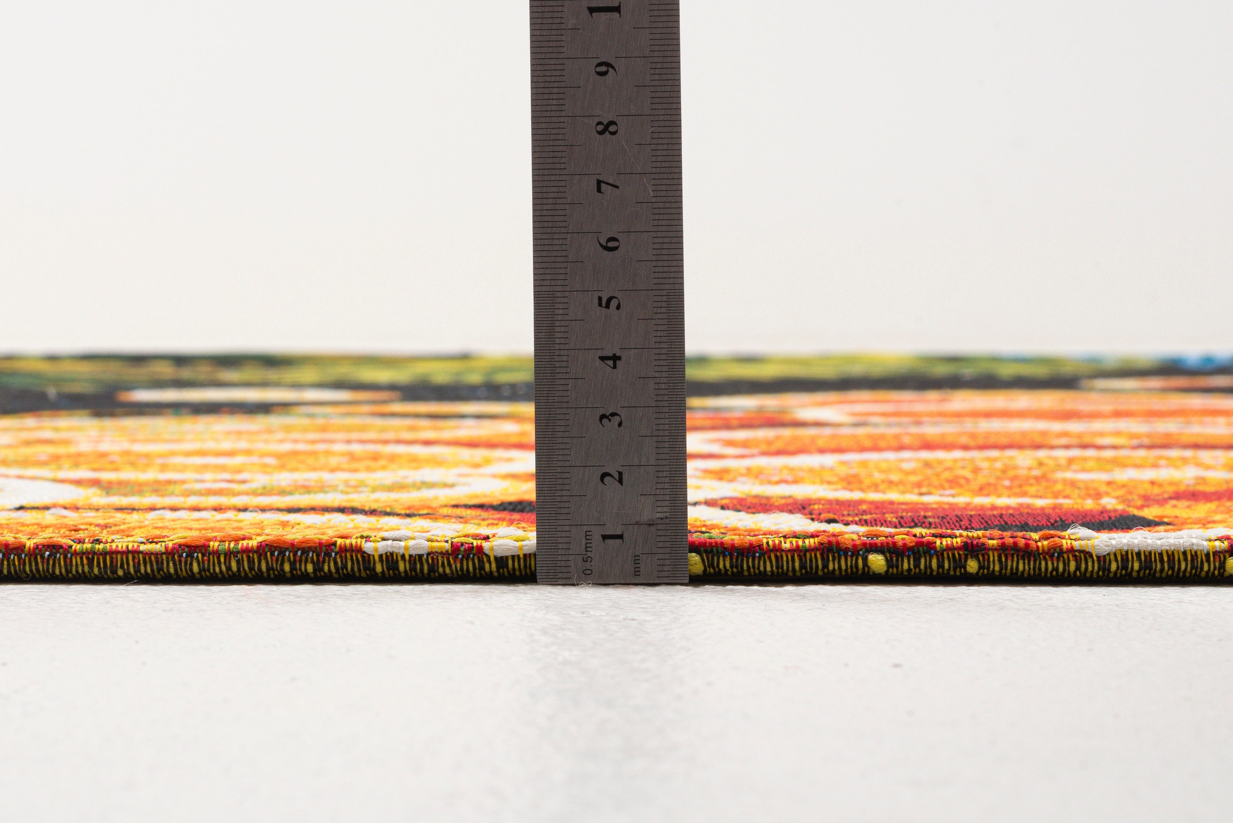 Sansibar Teppich »Rantum Beach 004«, rechteckig, 5 mm Höhe, Flachgewebe, modernes Sommer Design, In- und Outdoor geeignet