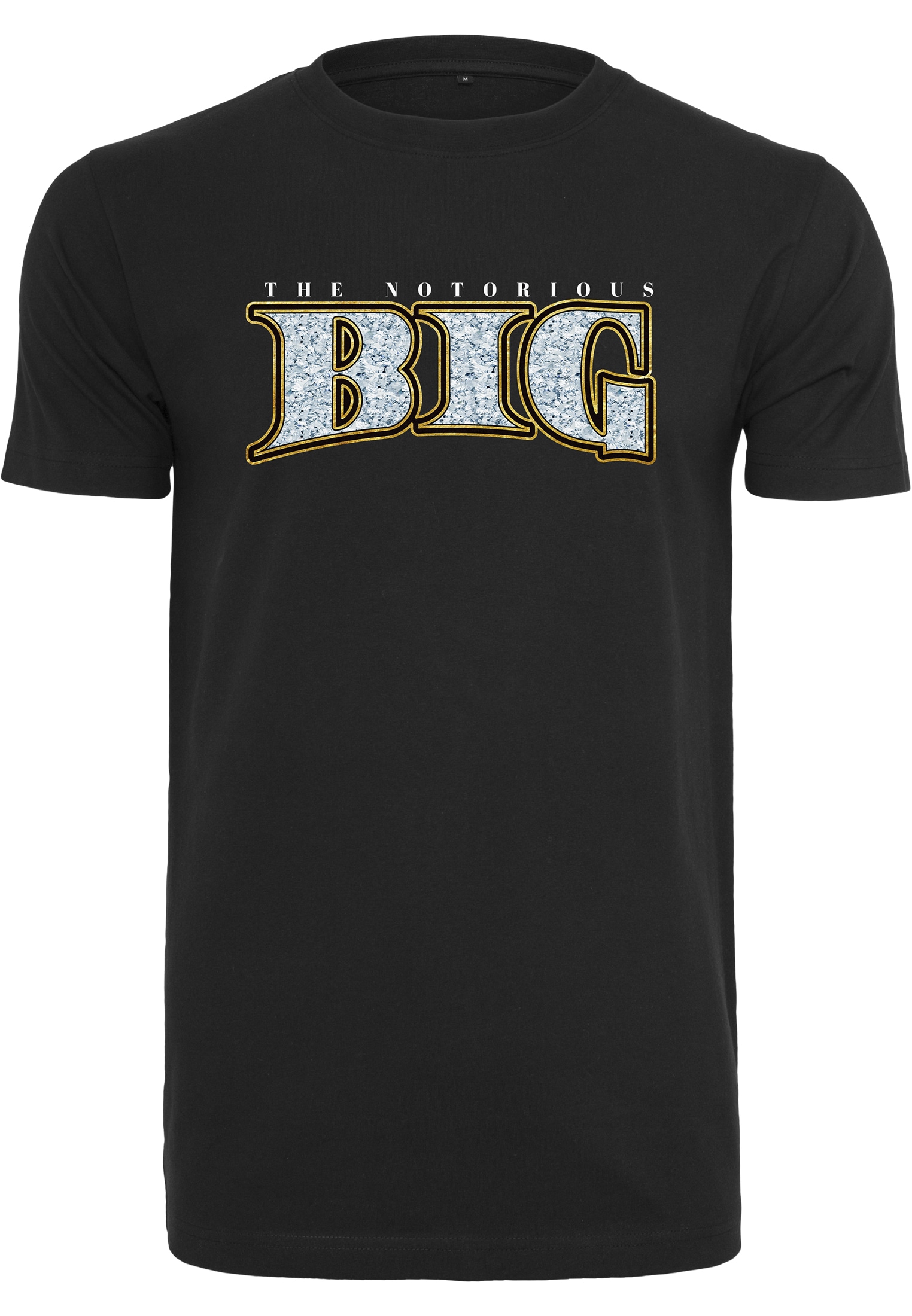 MisterTee Kurzarmshirt "Herren Biggie Small Logo Tee" günstig online kaufen