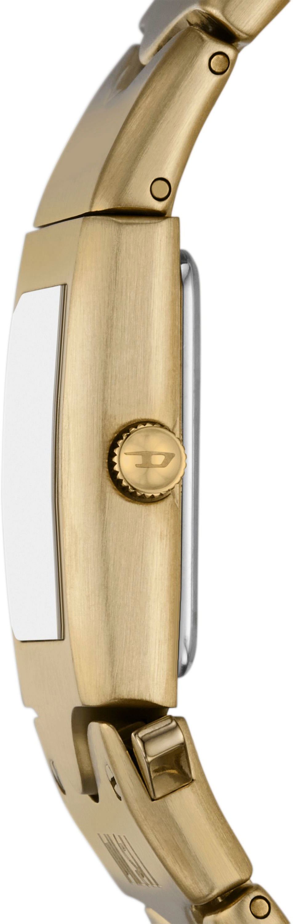 Diesel Quarzuhr »CLOSER«, Armbanduhr, Damenuhr, Edelstahlarmband, analog
