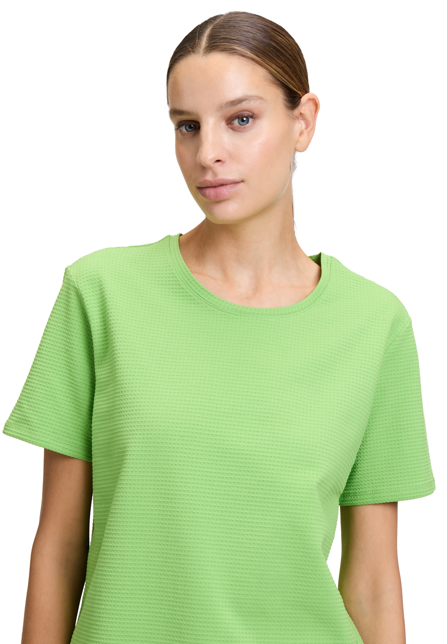Betty Barclay Kurzarmshirt »Betty Barclay Basic Shirt mit Struktur«, (1 tlg.), Material
