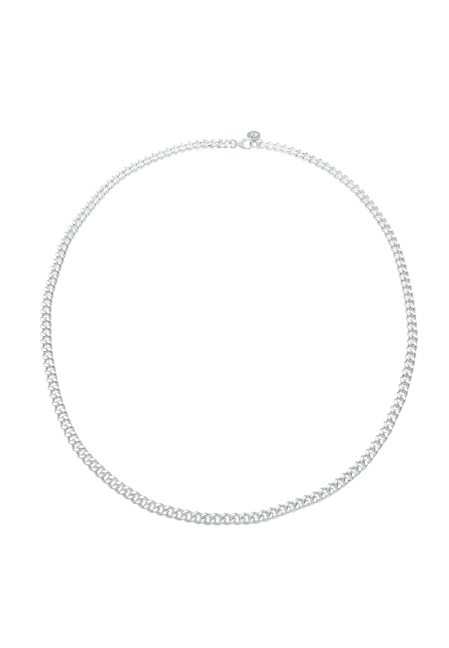 Elli Premium Kette ohne Anhänger »Panzerkette Massiv Basic Kombinierbar 925er Silber«