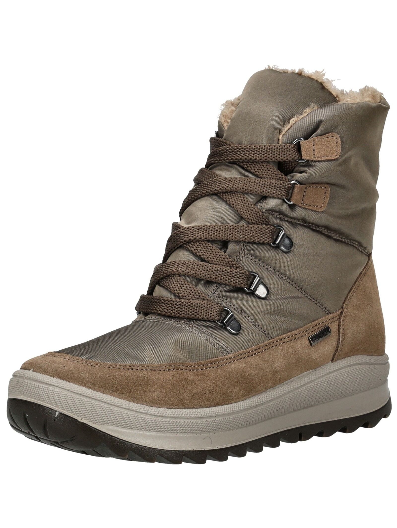 Imac Schnürstiefelette "Imac Stiefelette Veloursleder" günstig online kaufen