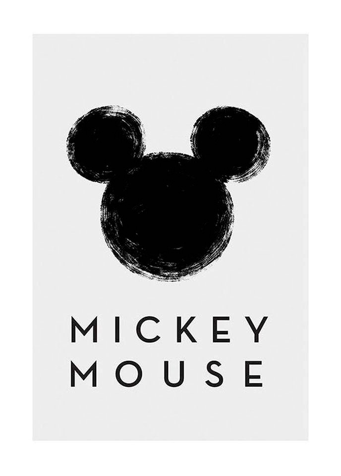 Komar St.), Poster | Silhouette«, »Mickey Wohnzimmer Disney, Schlafzimmer, BAUR Mouse (1 Kinderzimmer,