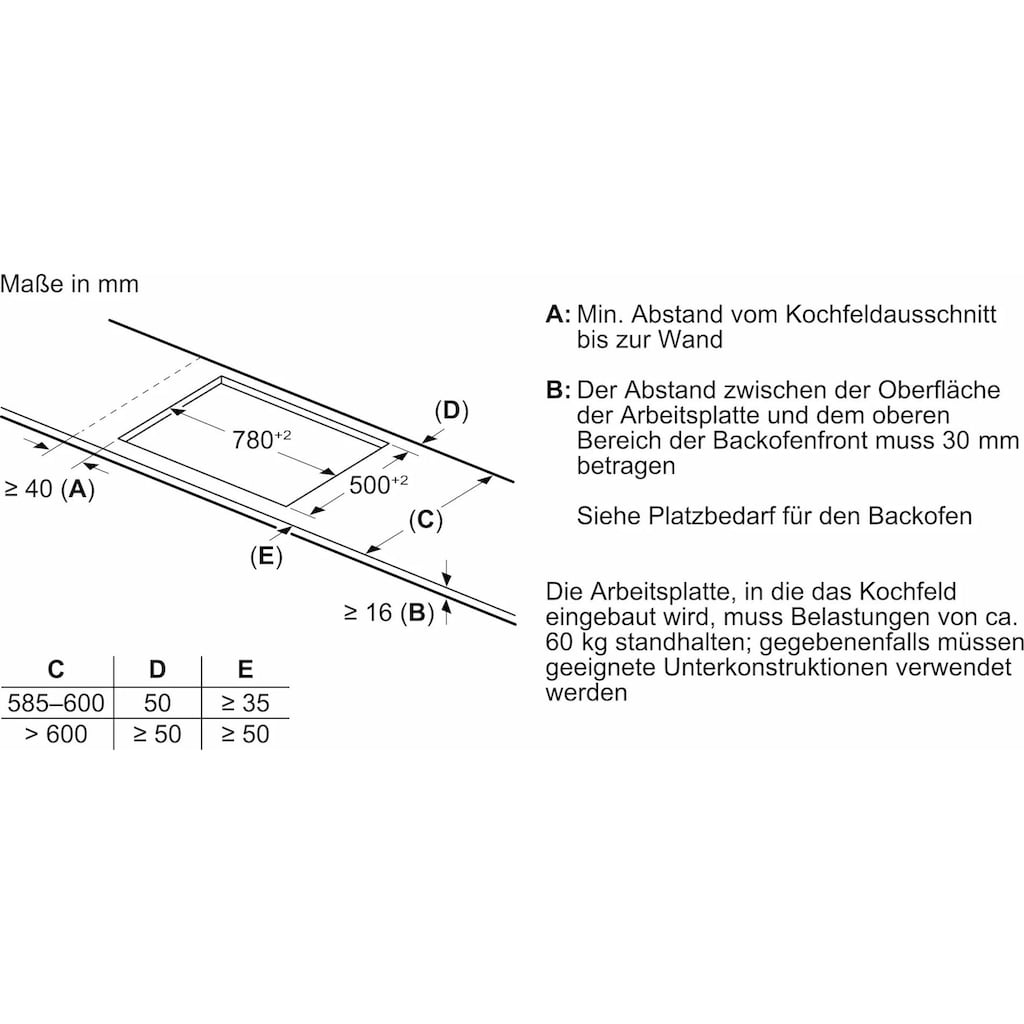 NEFF Induktions-Kochfeld von SCHOTT CERAN® »T58STF1L0«, T58STF1L0