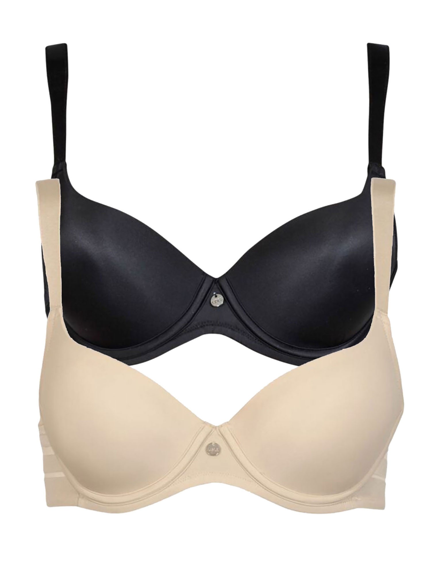 LISCA Damen Schalen-BH "2er Pack Schalen BH Alegra", Gr. 85, bunt, Obermaterial: 83% Polyamid PA. 17% Elasthan EL., BHs