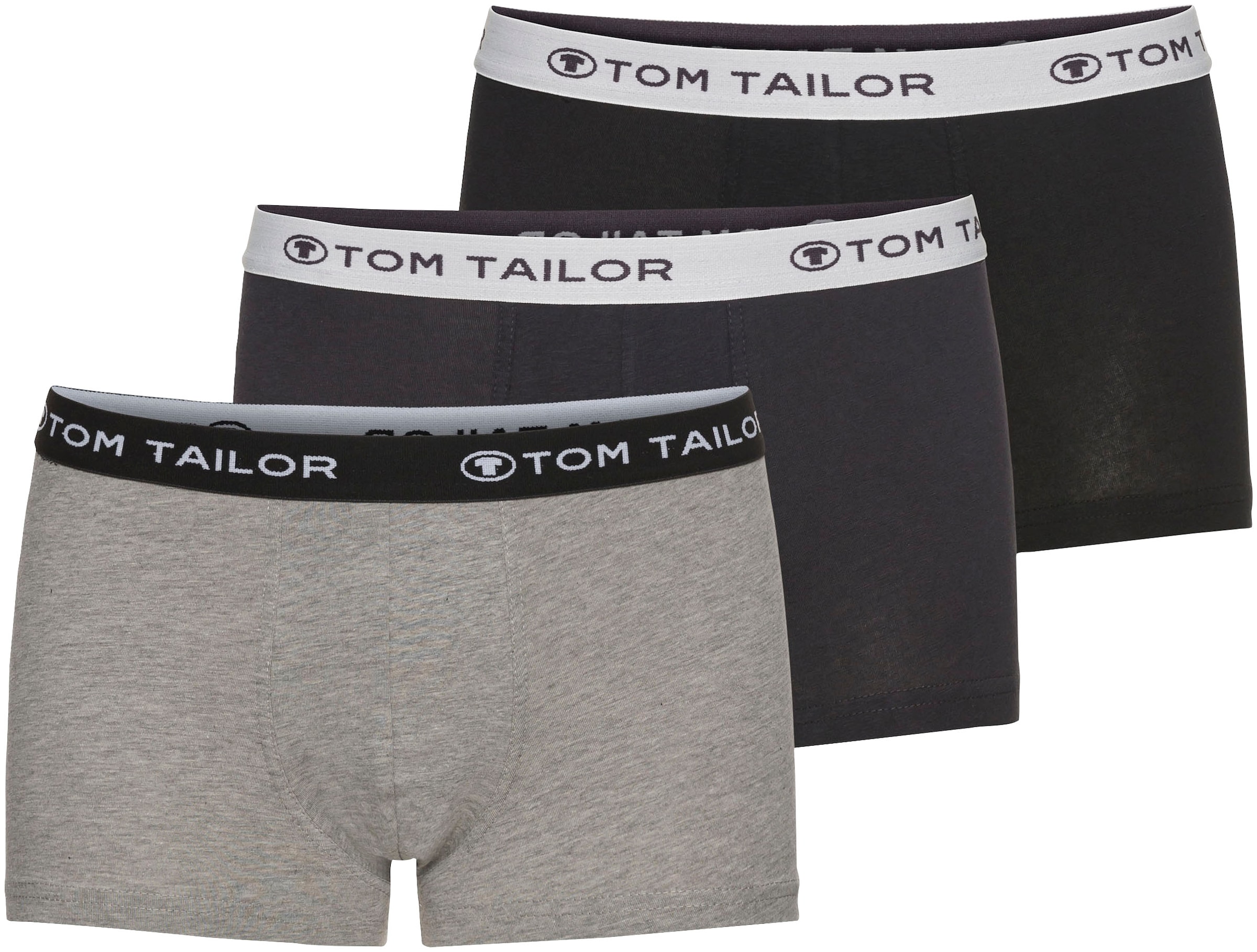 TOM TAILOR Boxershorts »Buffer«, (Packung, 3 St.)