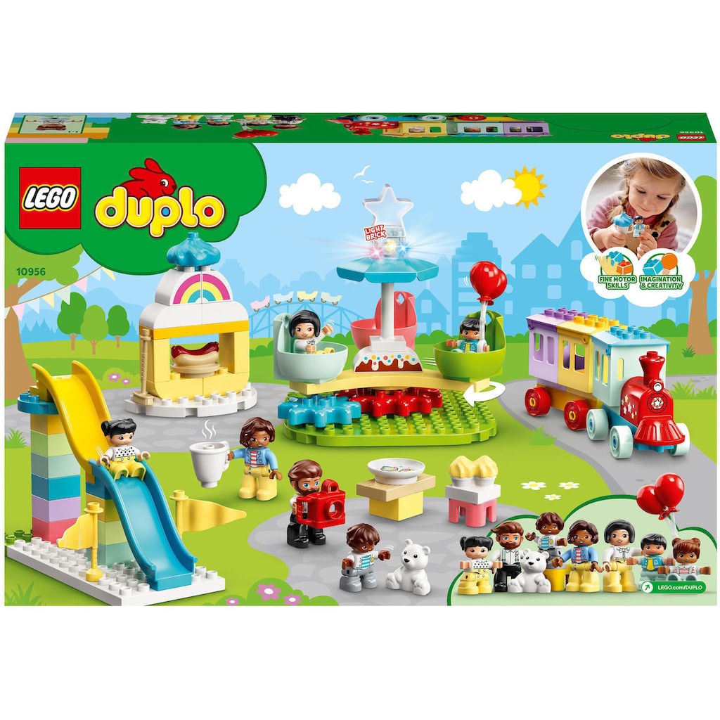 LEGO® Konstruktionsspielsteine »Erlebnispark (10956), LEGO® DUPLO® Town«, (95 St.)