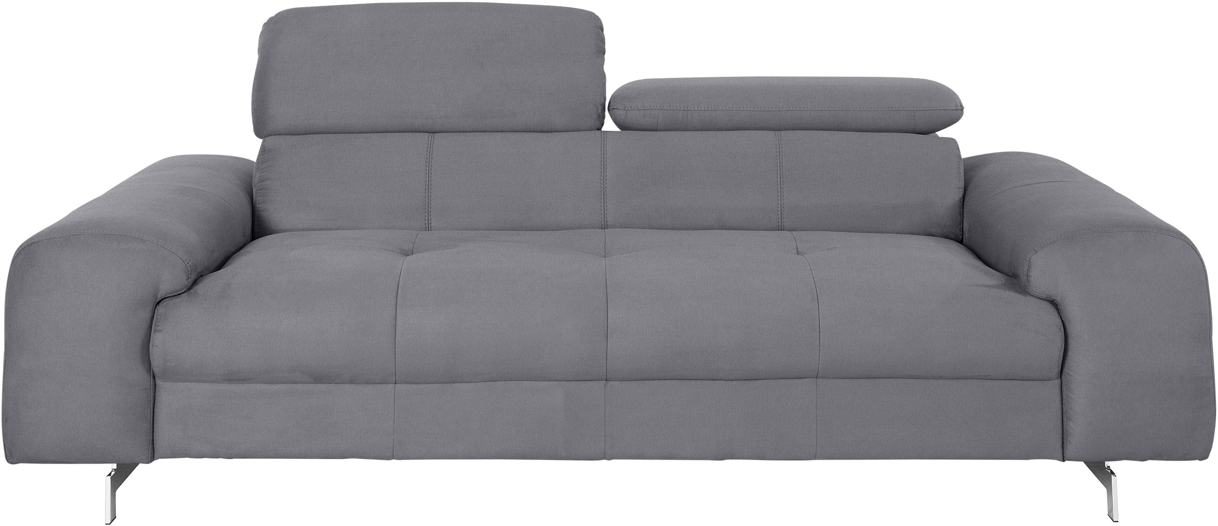 COTTA 3-Sitzer "Chef", Big-Sofa mit Kopfteilverstellung, edle Metallkufen günstig online kaufen