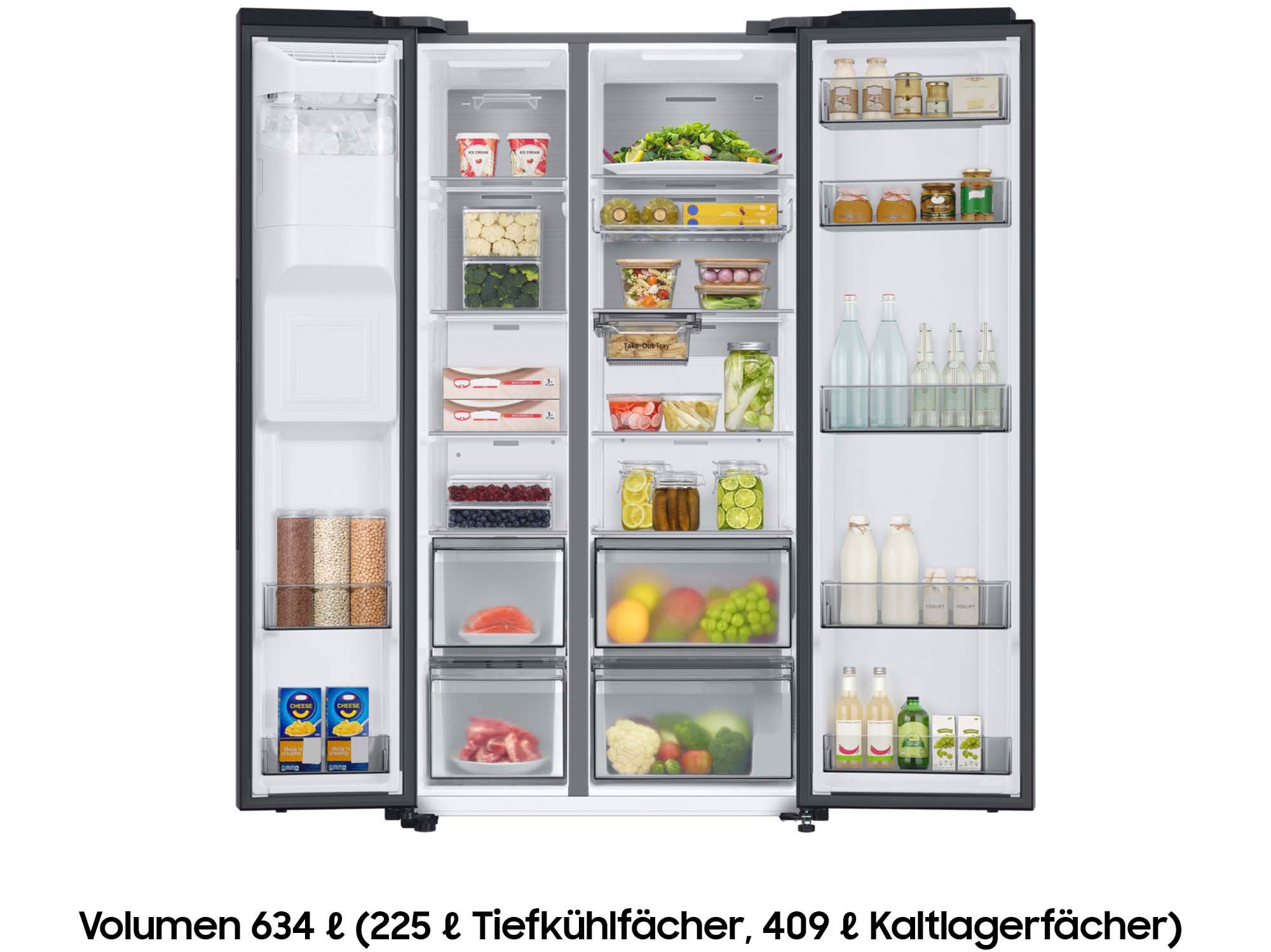 Samsung Side-by-Side "RS6GCG885DB1" 178 cm hoch 91,2 cm breit günstig online kaufen