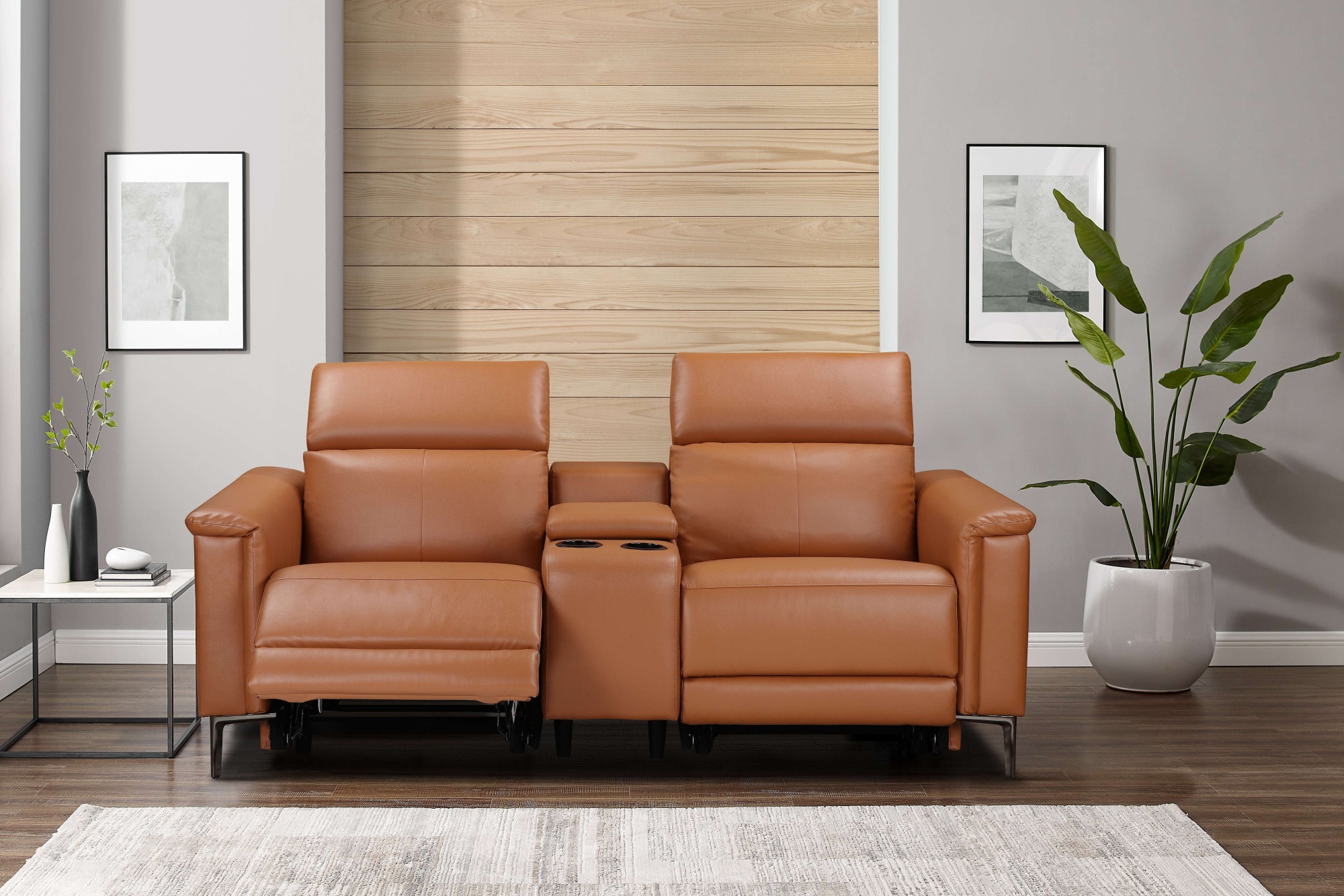 Home affaire 2-Sitzer "Lund, 2er-Kinosofa, TV-Sessel, Multimedia-Sofa, USB- günstig online kaufen