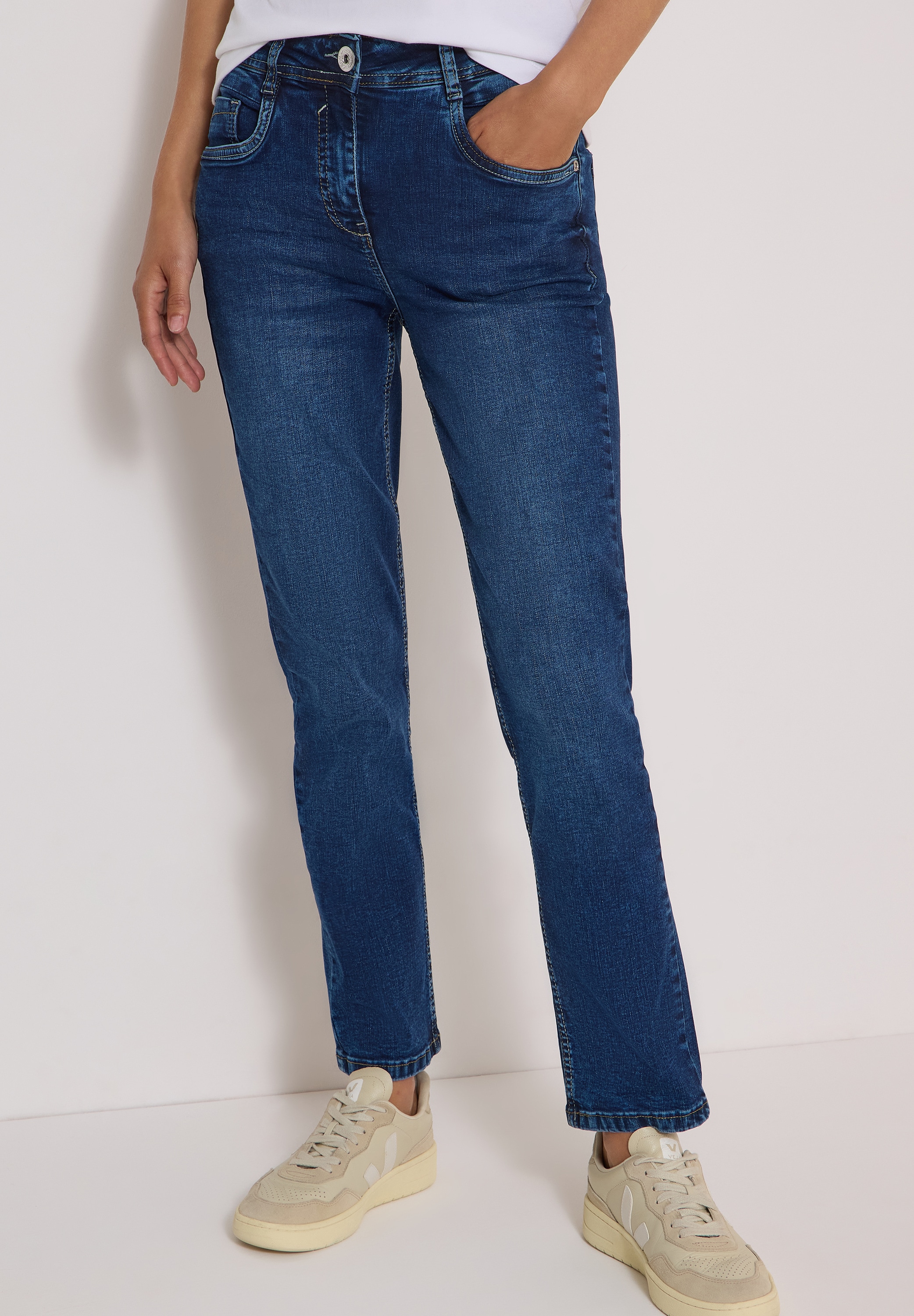 Cecil Slim-fit-Jeans 5-Pocket-Style