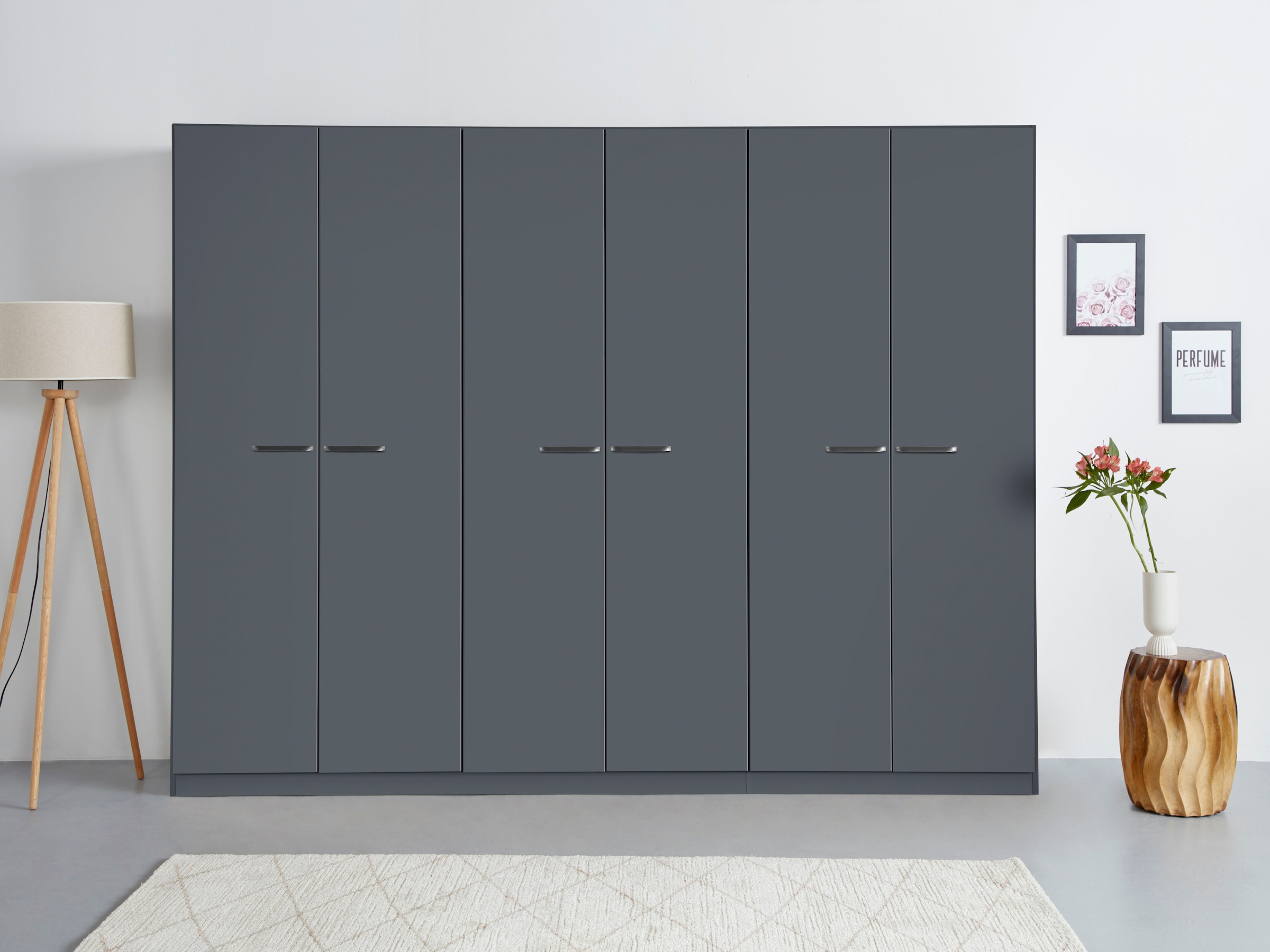 OTTO home Kleiderschrank "Mehrzweckschrank Aktenschrank Möbel Mietswohnung Schlafzimmer OTELI" erhältlich in Breiten 91-360 cm, ab Breite 136cm inkl. Innenschubladen, mit zusätzlichen Einlegeböden, optional mit Spiegel MADE IN GERMANY