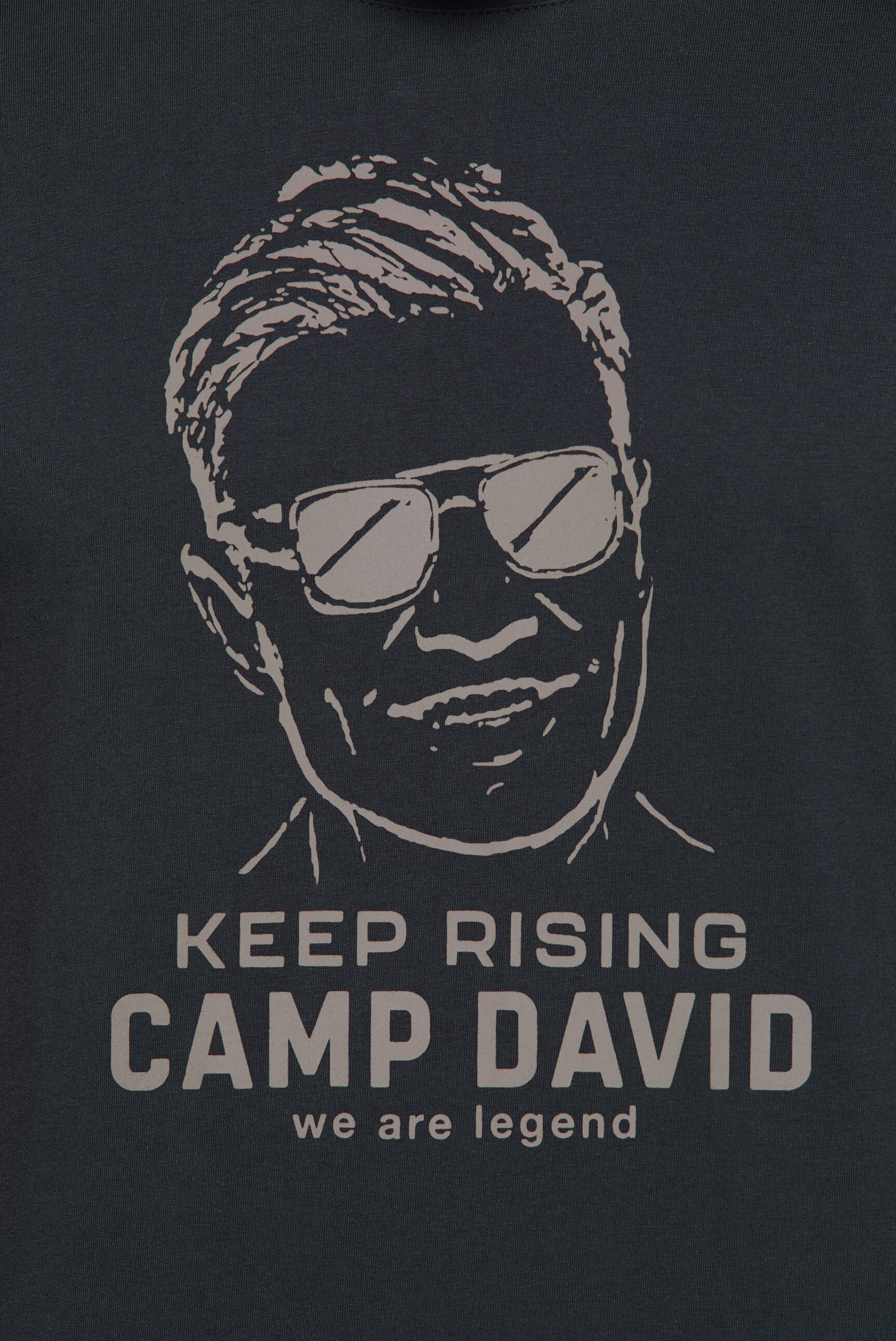 CAMP DAVID Rundhalsshirt, aus Baumwolle