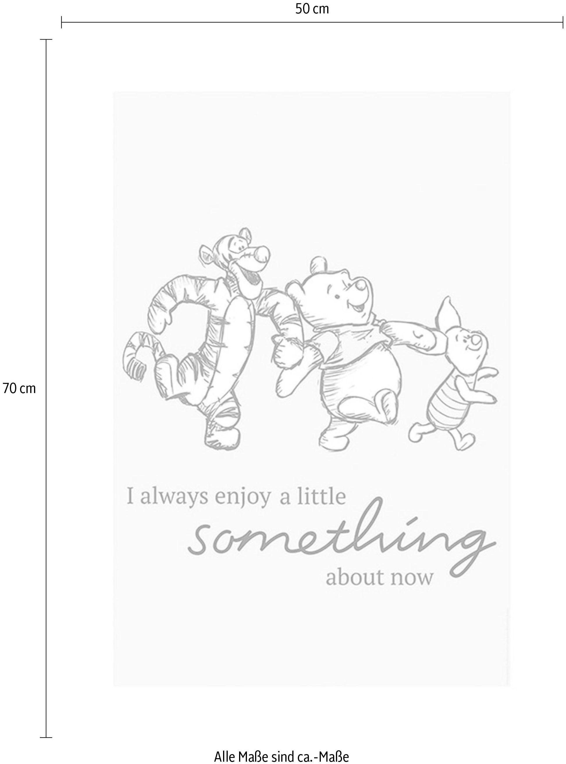 Komar Bild »Winnie the Pooh Little Something«, Disney, (1 St.), Wandbild zur Dekoration im Kinderzimmer - ohne Rahmen