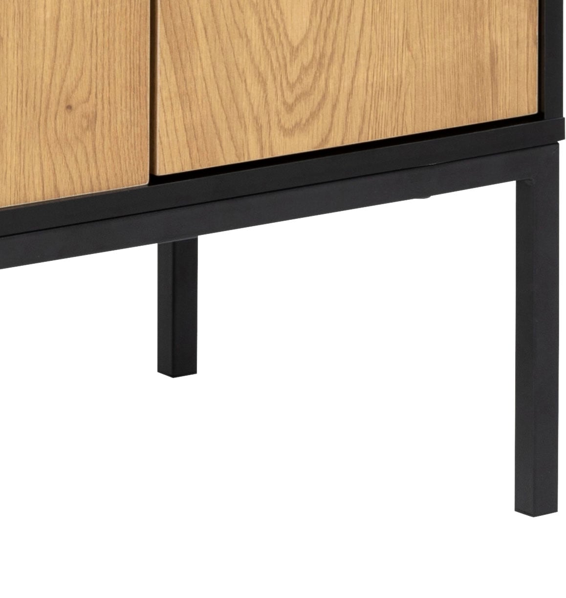 ACTONA GROUP Sideboard, (1), mit Wildeiche-Nachbildung, 3 Türen und 2 Schubladen, Breite 80 cm