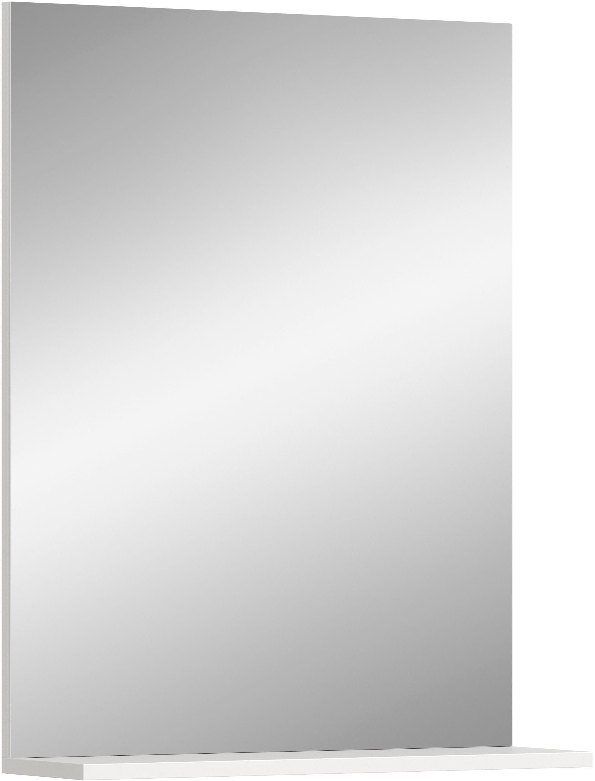 welltime Badspiegel "SIENA, Breite 60cm, 1 Ablageboden, hochwertiges Spiegelglas" in verschiedenen Farben erhältlich, Badmöbel, Spiegel, Badezimmer