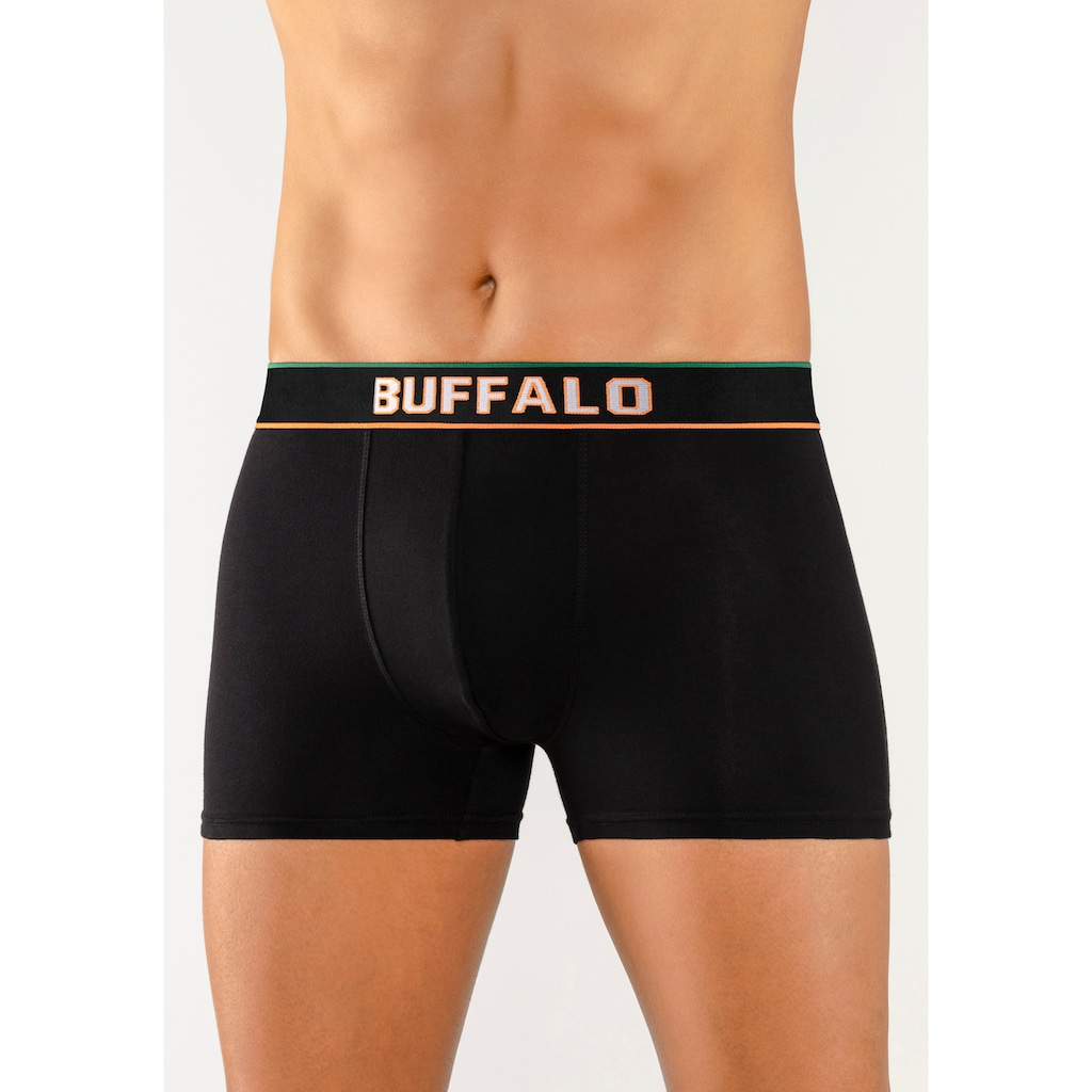 Buffalo Boxer »Boxershorts für Herren«, (Packung, 3 St.), aus Baumwoll-Mix