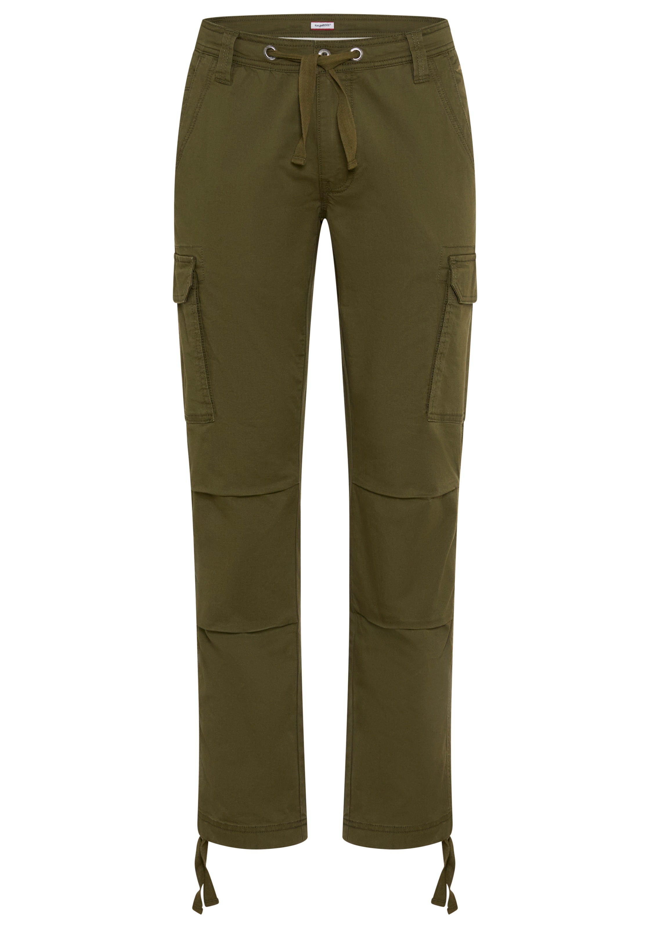 KangaROOS Cargohose  gerader Schnitt, Regular Fit, aus Baumwolle und Elasthan