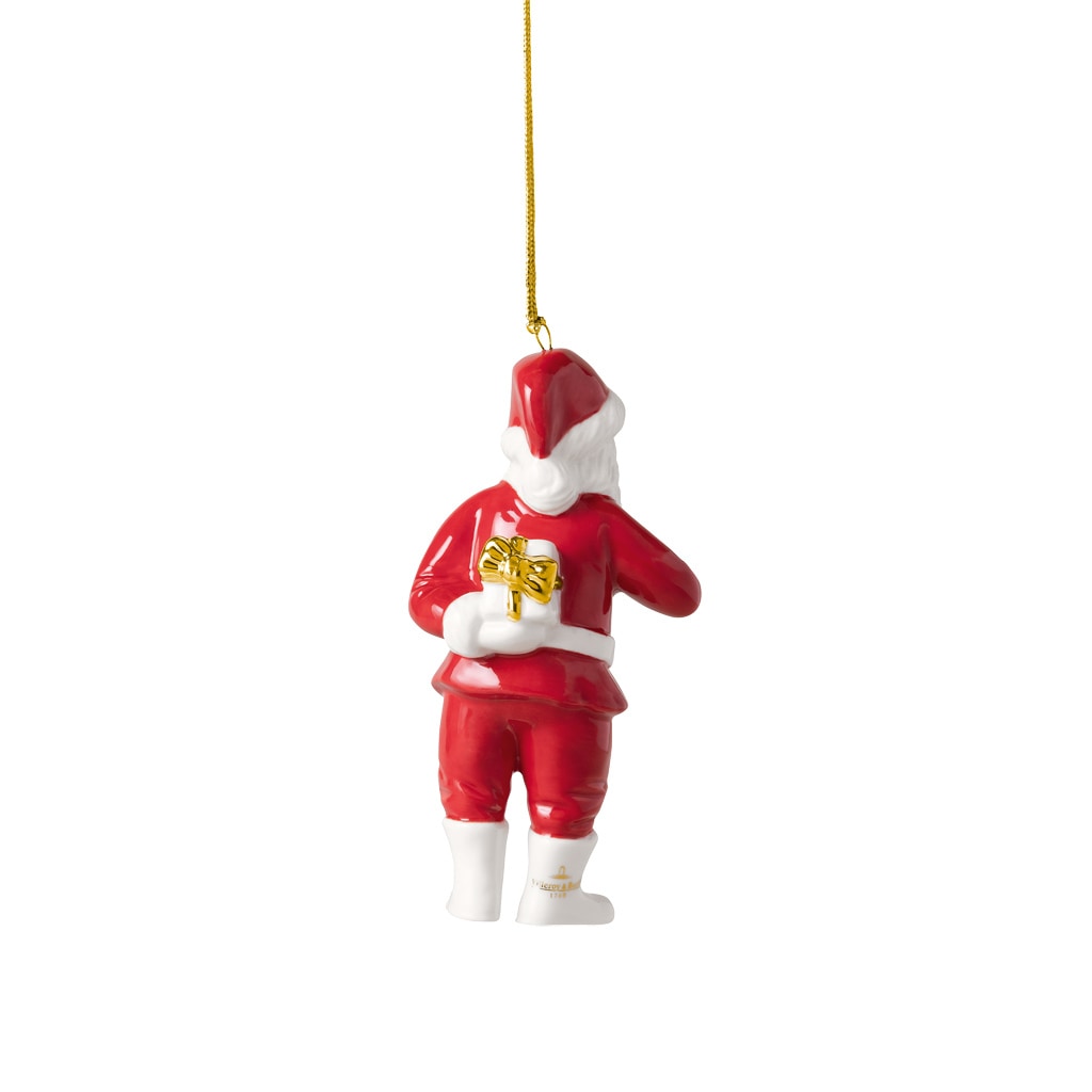 Villeroy & Boch Weihnachtsfigur »Ornamente Santa 2026 Christmas Classics 4,3 x 5,7 x 11,1 cm 6er Set weiß-gold« Nur Dekoration