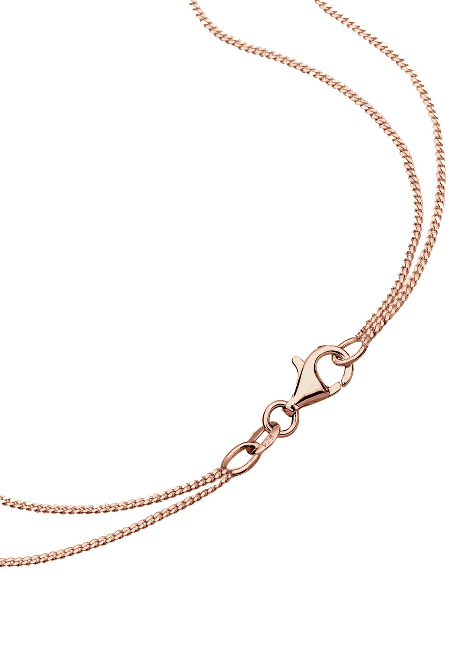 Elli Gliederkette »Layer mit Feder und Kristalle«