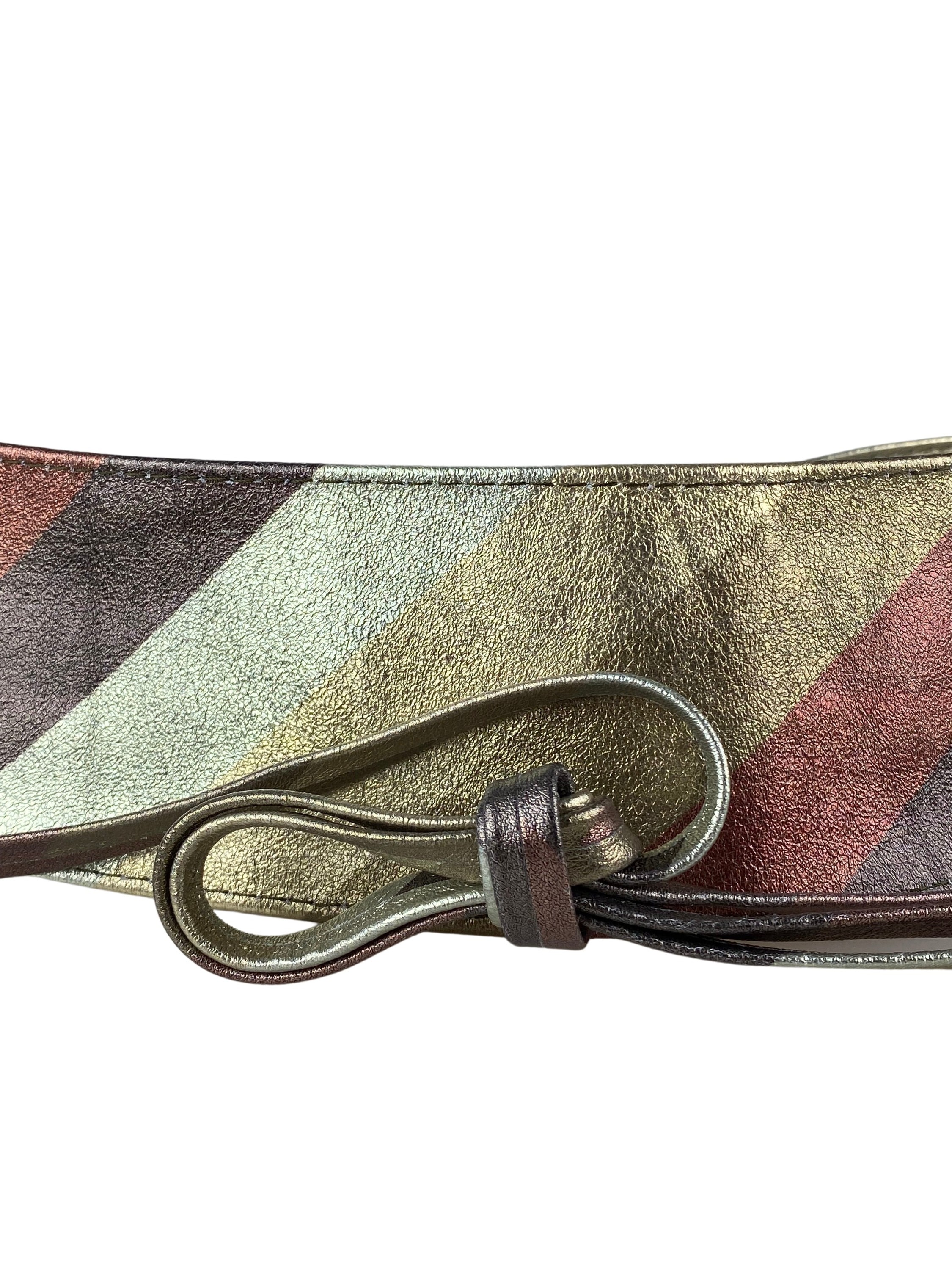 Thumbnail - COLLEZIONE ALESSANDRO Taillengürtel "Stripes", aus weichem Leder