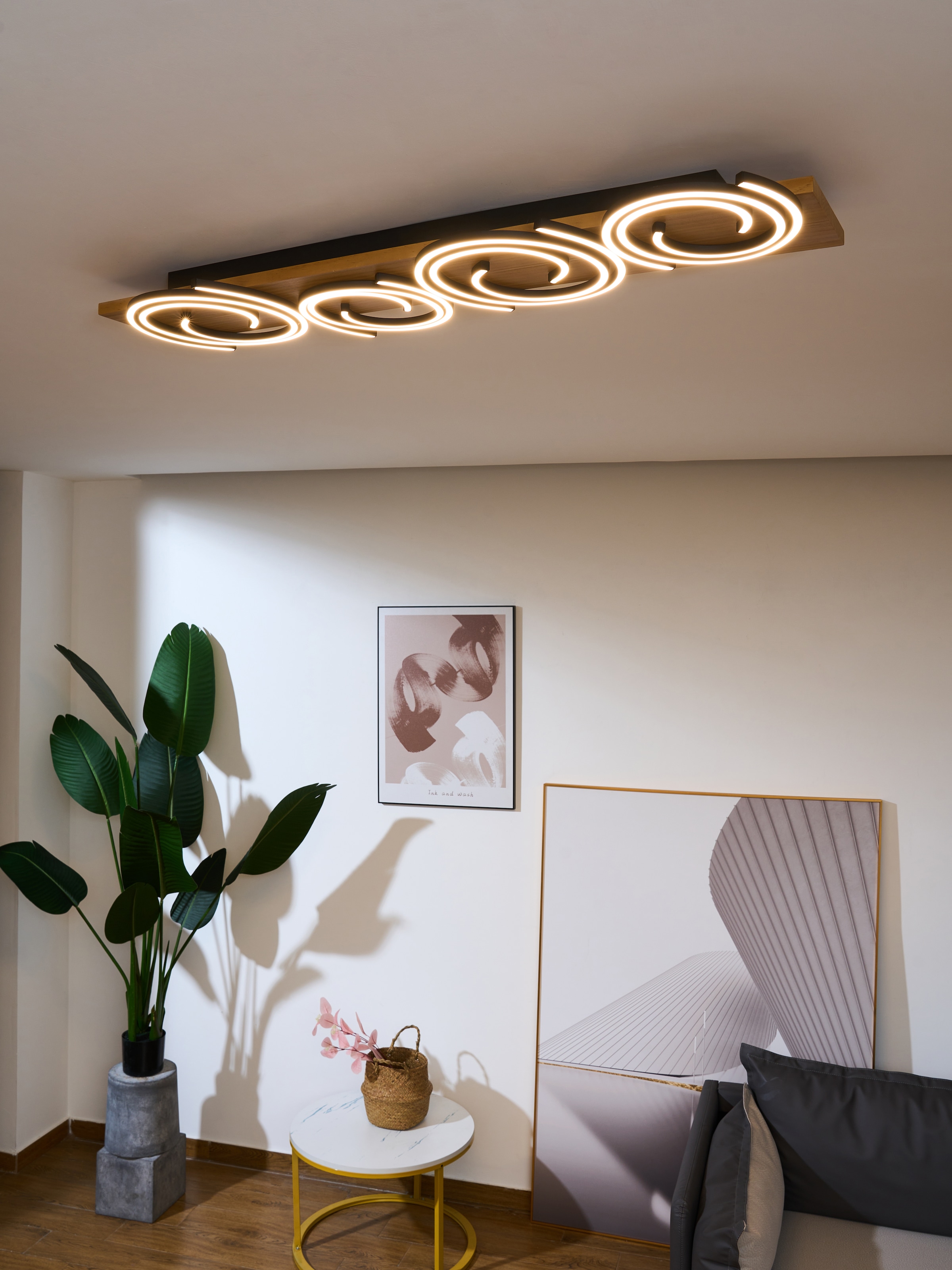 ECO-LIGHT LED Deckenleuchte »LED-Deckenleuchte RIFIA«, 4 flammig, Leuchtmittel LED-Board | LED fest integriert