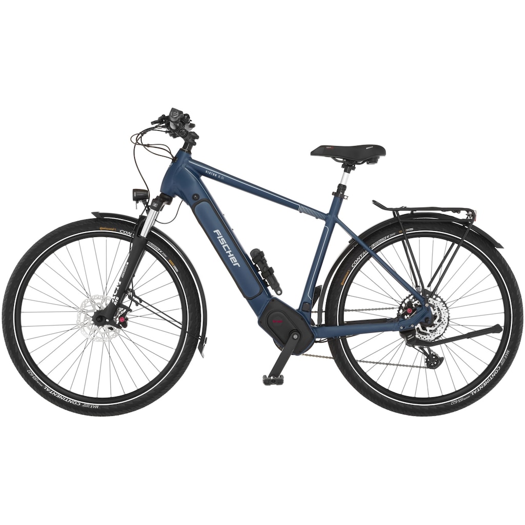 FISCHER Fahrrad E-Bike »VIATOR 8.0I 711 55«, 12 Gang, SX 11-50 Kettenschaltung, (mit Faltschloss)