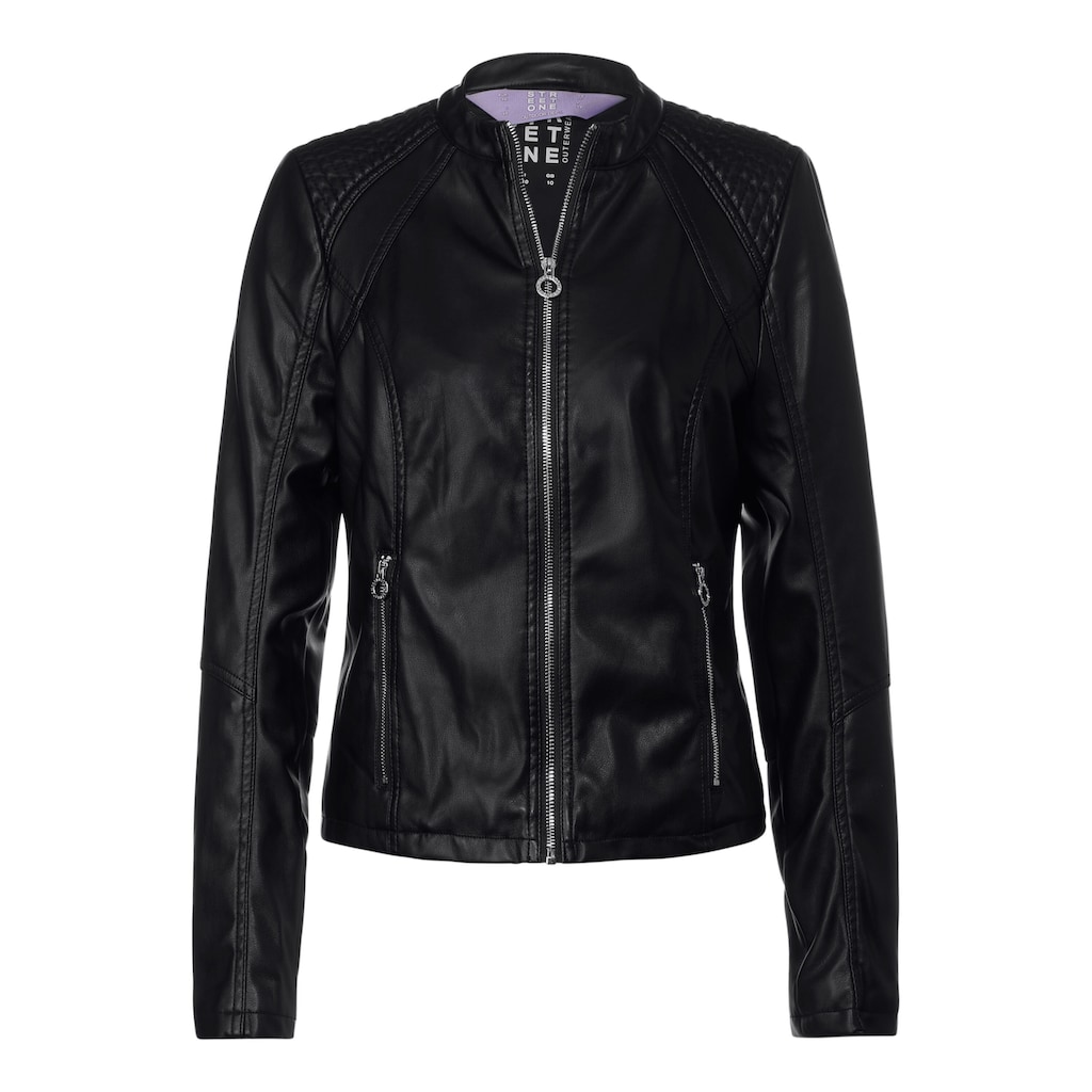 STREET ONE Bikerjacke, ohne Kapuze