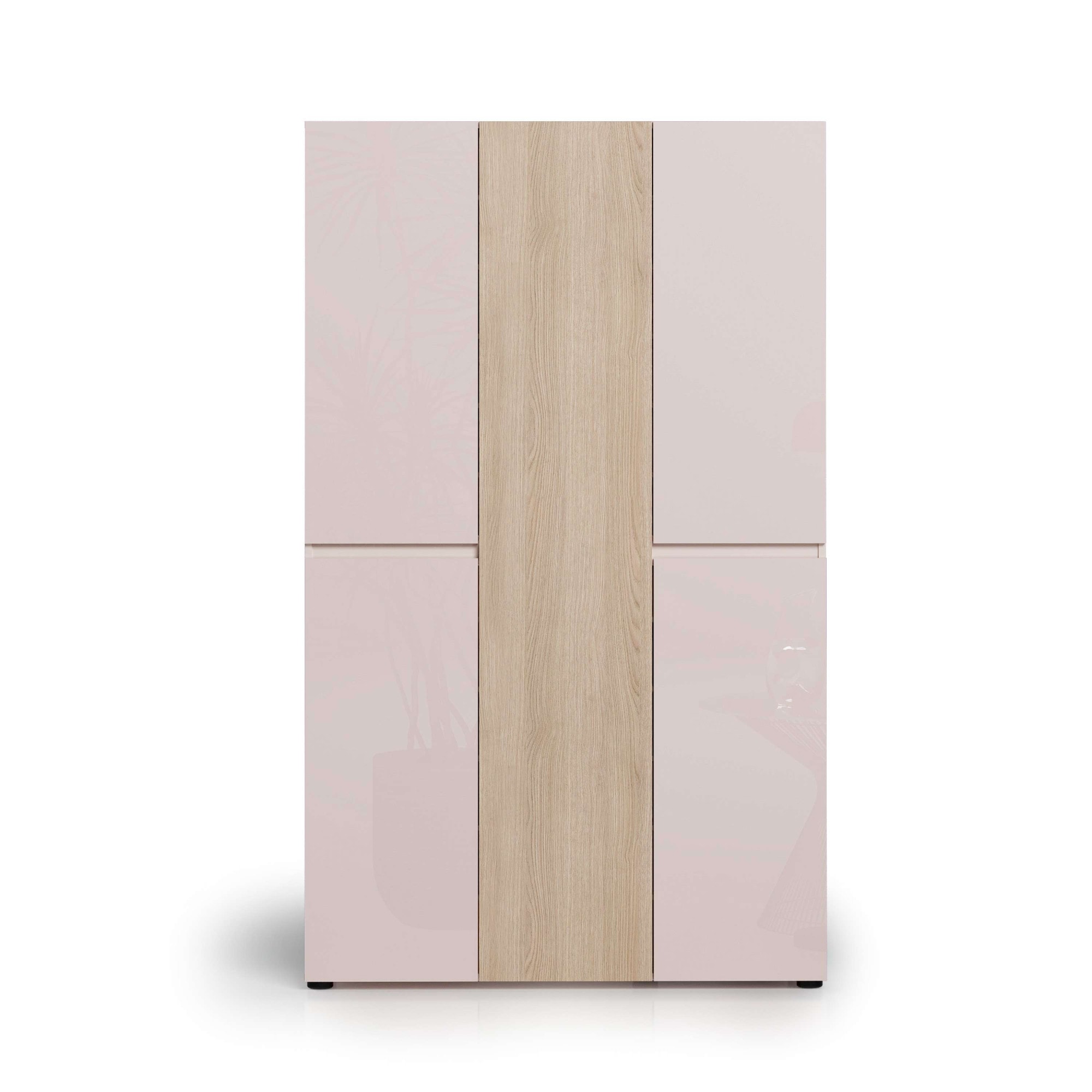 INOSIGN Schuhschrank »LADY, Schuhkommode,Schuhmöbel,Schuhablage,Schuhregal« 20 Einlegeböden,24 Fächer,ca. 58 Paar Schuhe-Maße: B/T/H:120x34x200 cm