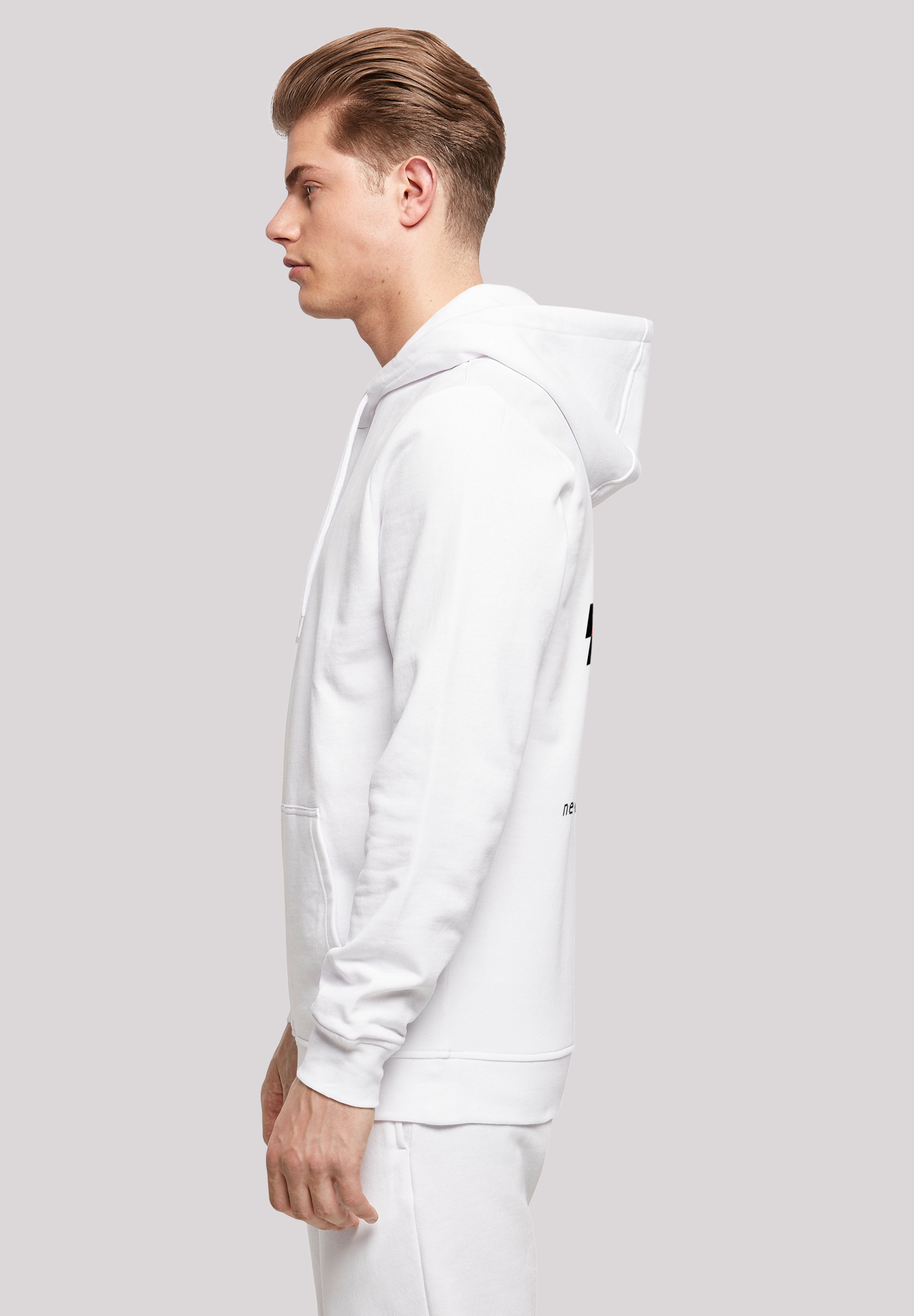 F4NT4STIC Kapuzenpullover »Pixel Herz Happy New Year Silvester«, Print