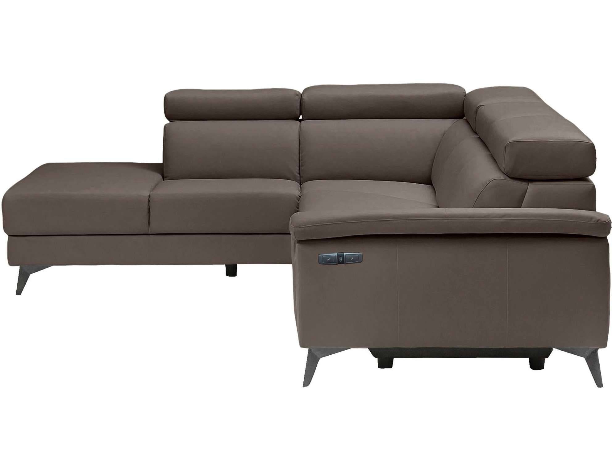 Places of Style Ecksofa »Marita«, mit elektrischer Relaxfunktion in einem Sitz und USB-Anschluss