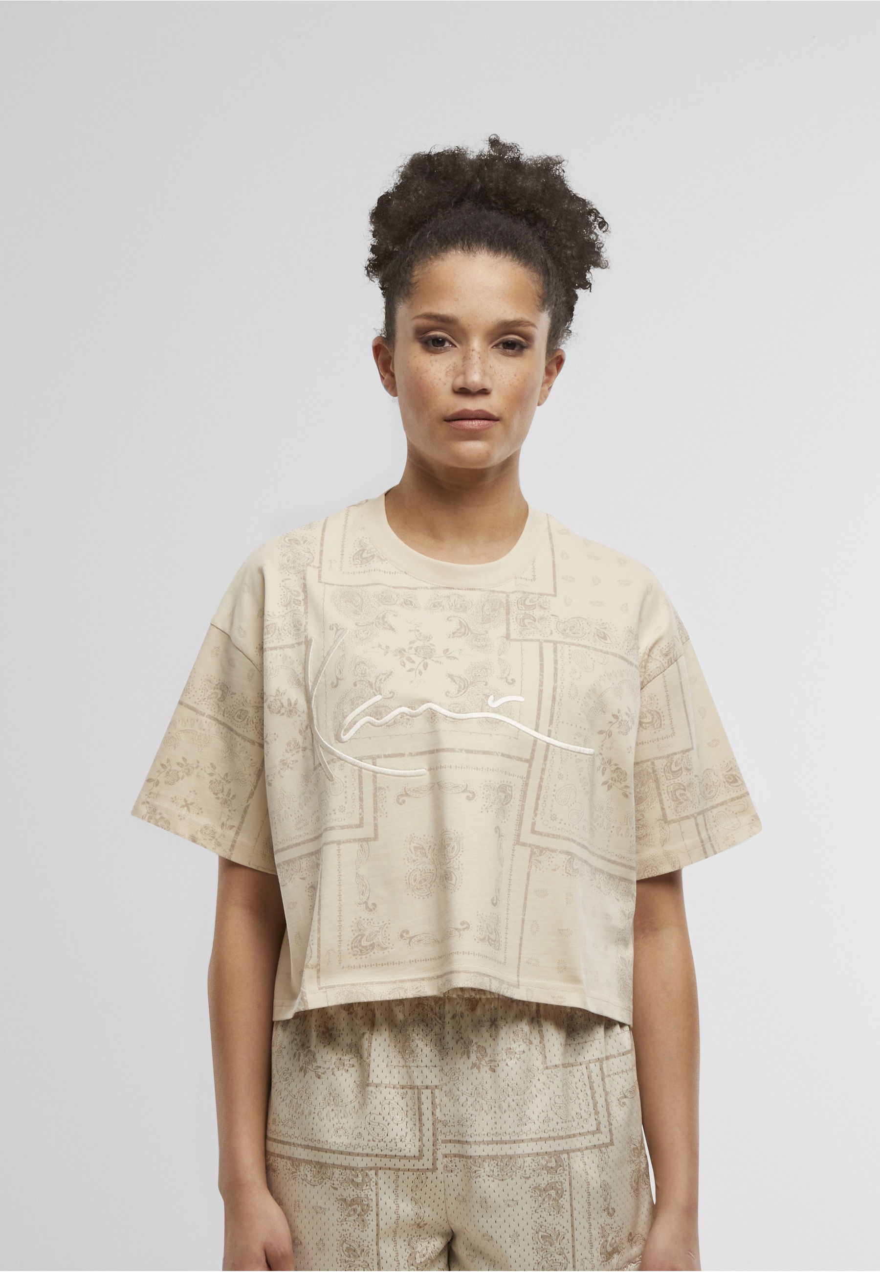 Karl Kani T-Shirt »Karl Kani Signature Paisley Crop T-Shirt« 1 Stk.