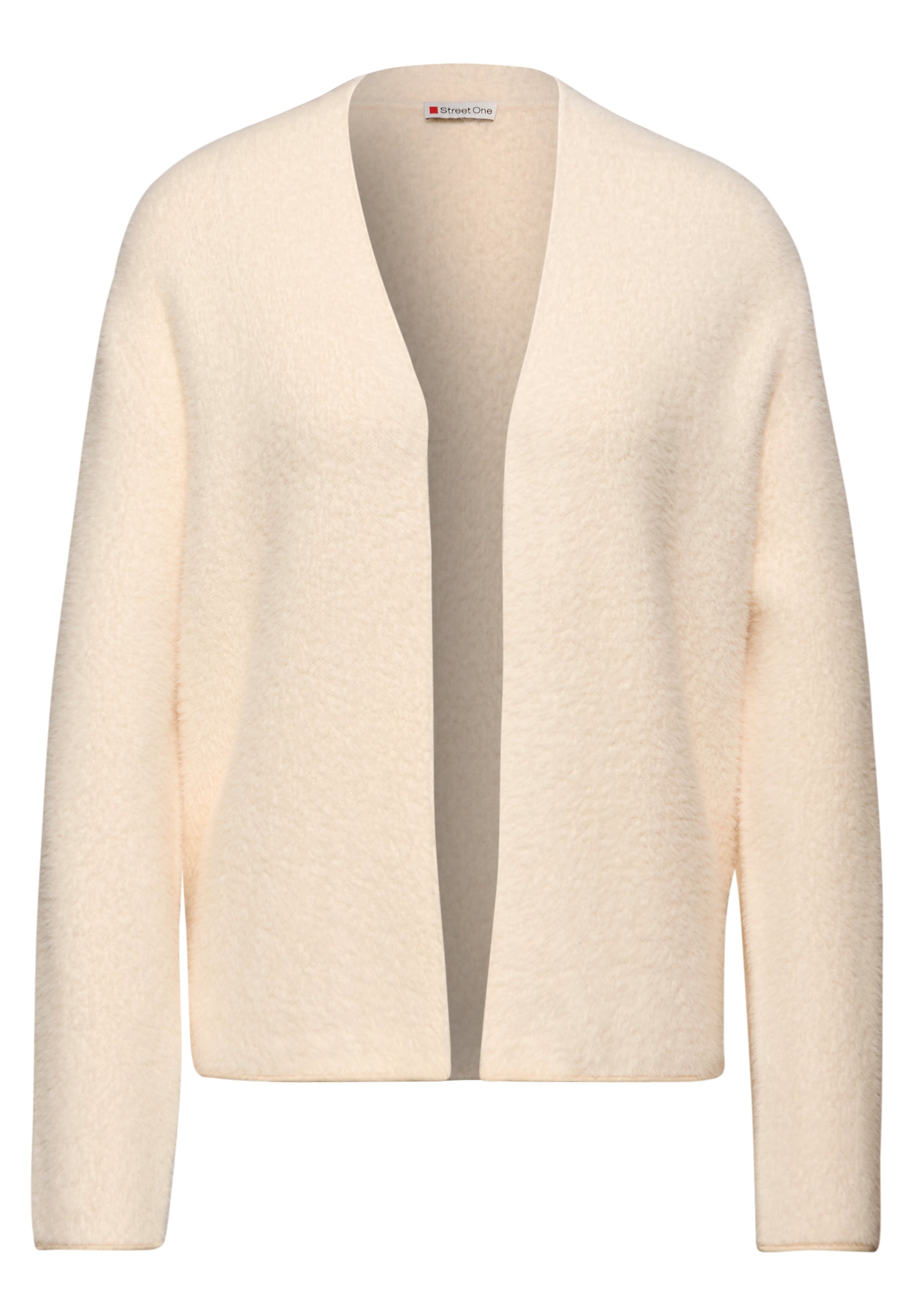 STREET ONE Stehkragenpullover in Unifarbe