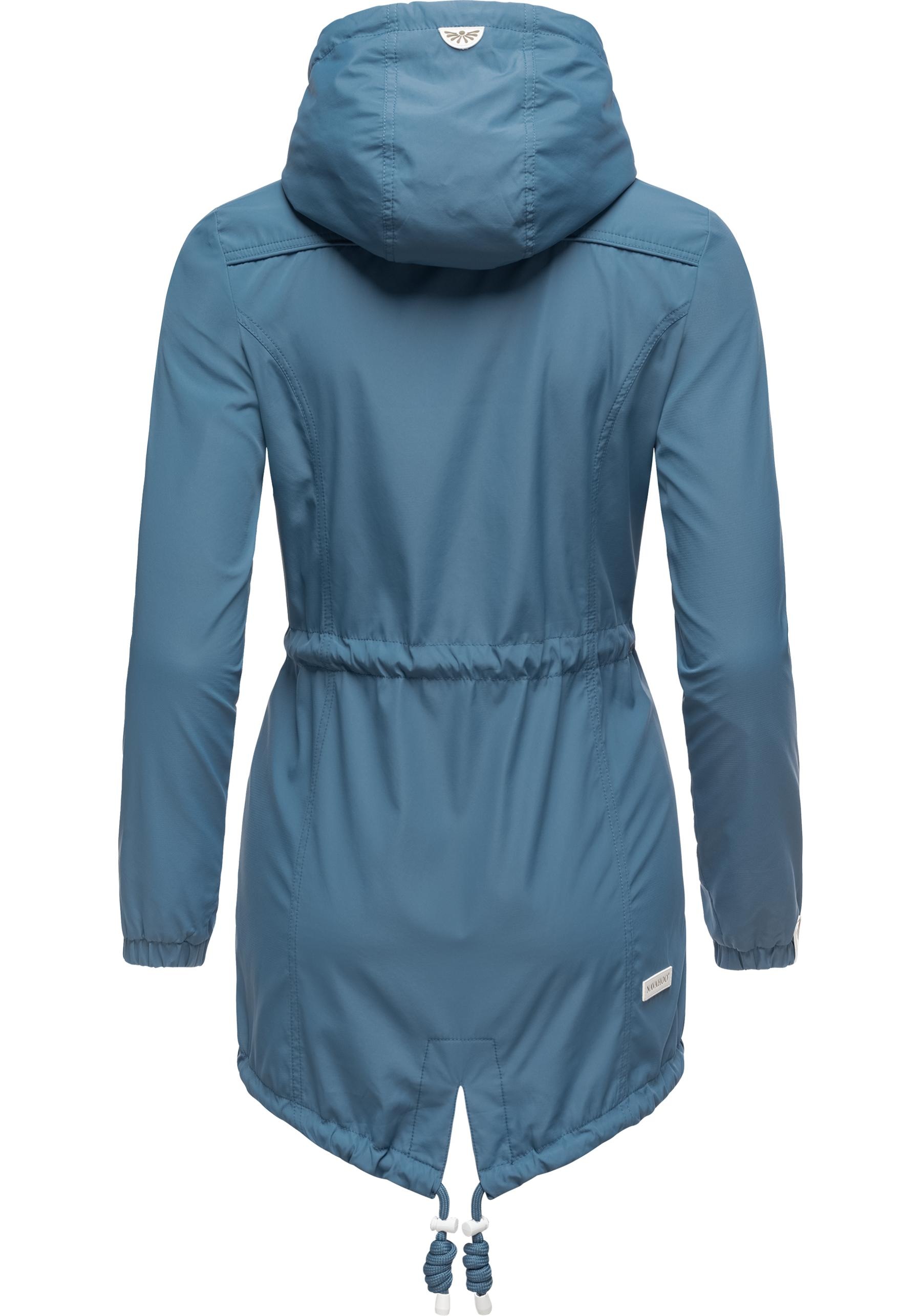 Navahoo Outdoorjacke »Mein Nachtsternchen«, mit Kapuze, modische Damen Outdoor Übergangsjacke mit Kapuze