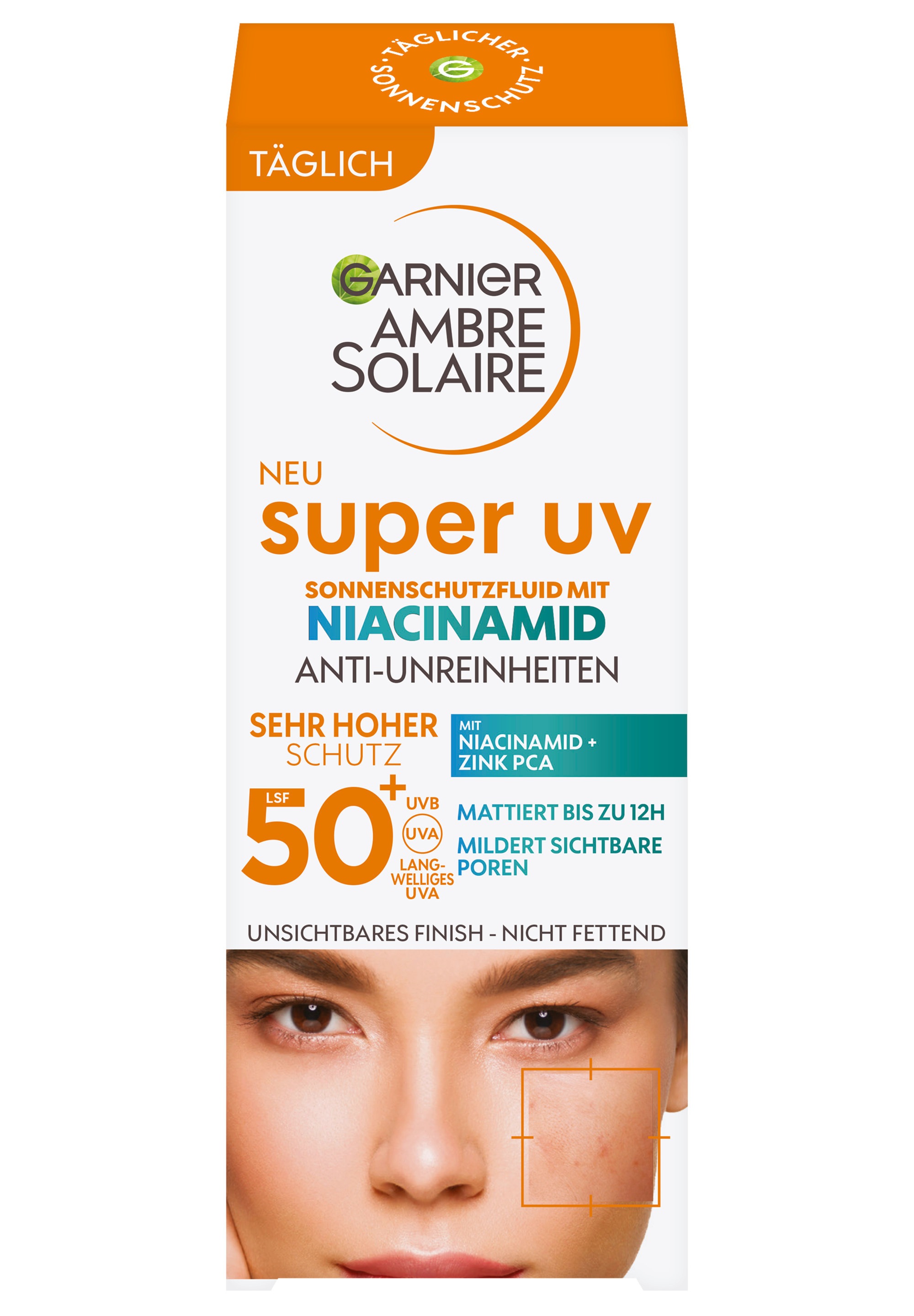 GARNIER Sonnenschutzfluid »GARNIER AMBRE SOLAIRE SUPER UV«