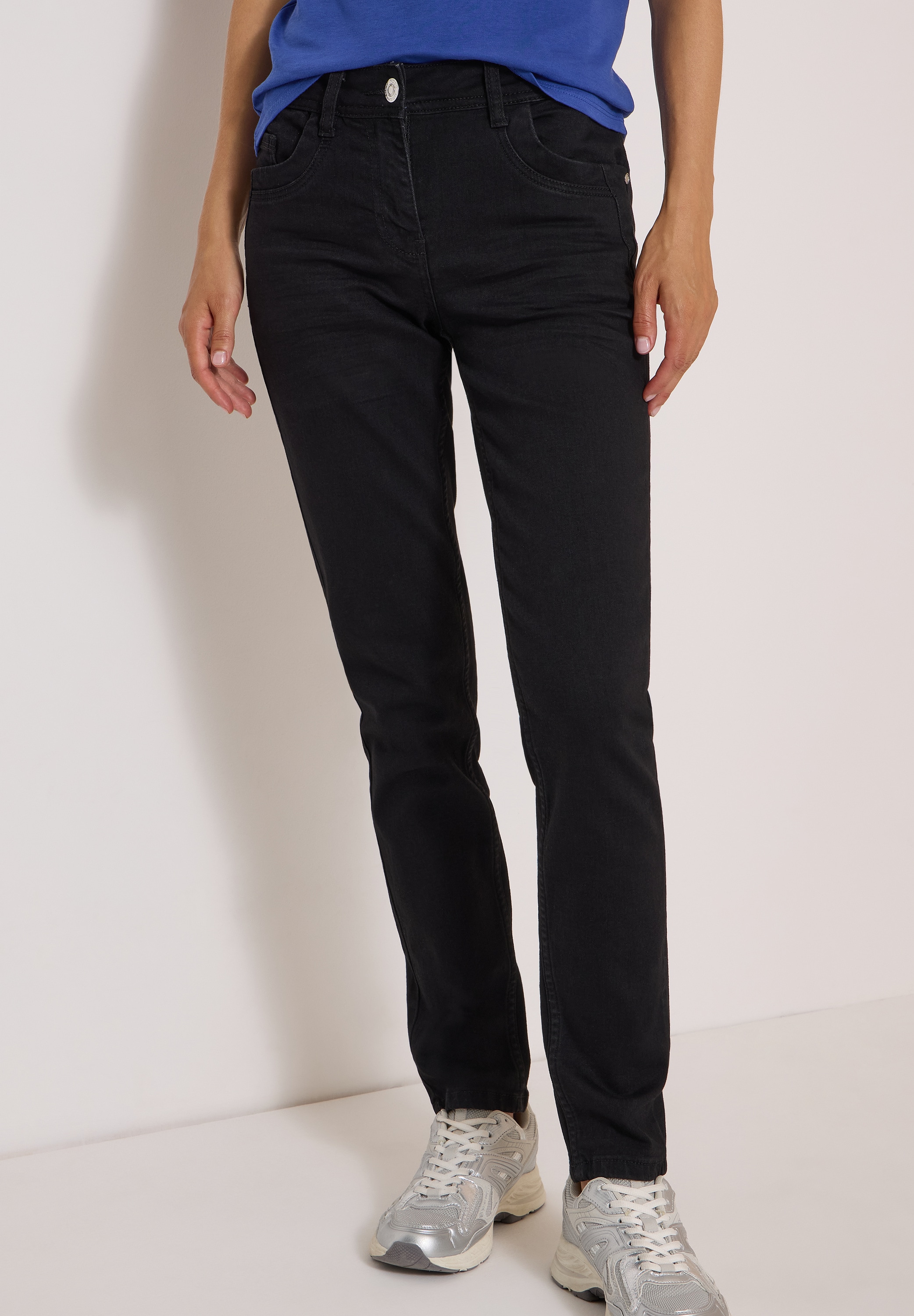 Cecil Comfort-fit-Jeans Middle Waist