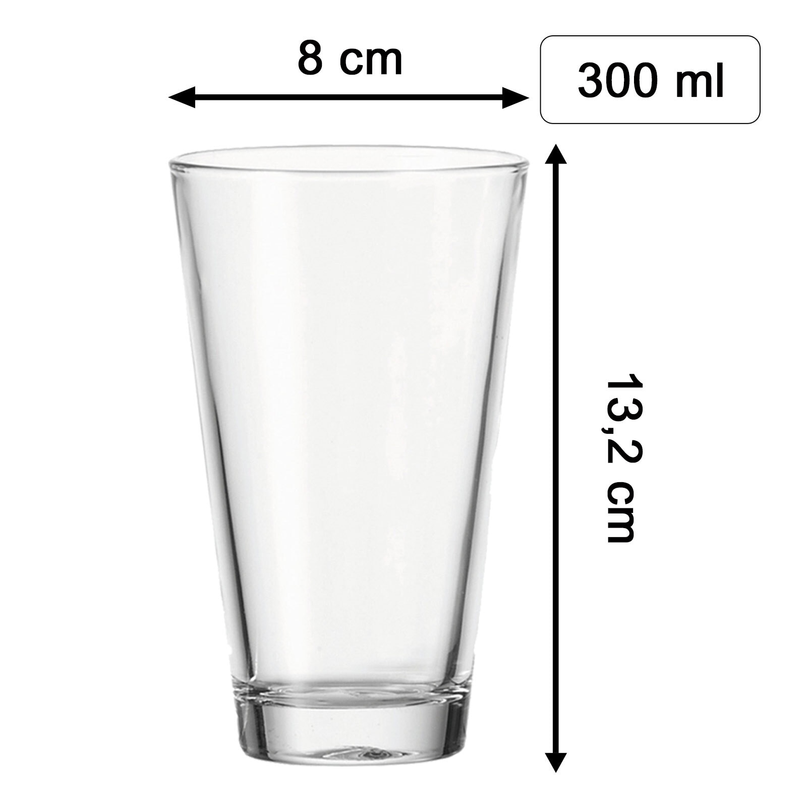LUXENTU Kinderbecher »Kinderbecher Kipper 300 ml transparent«