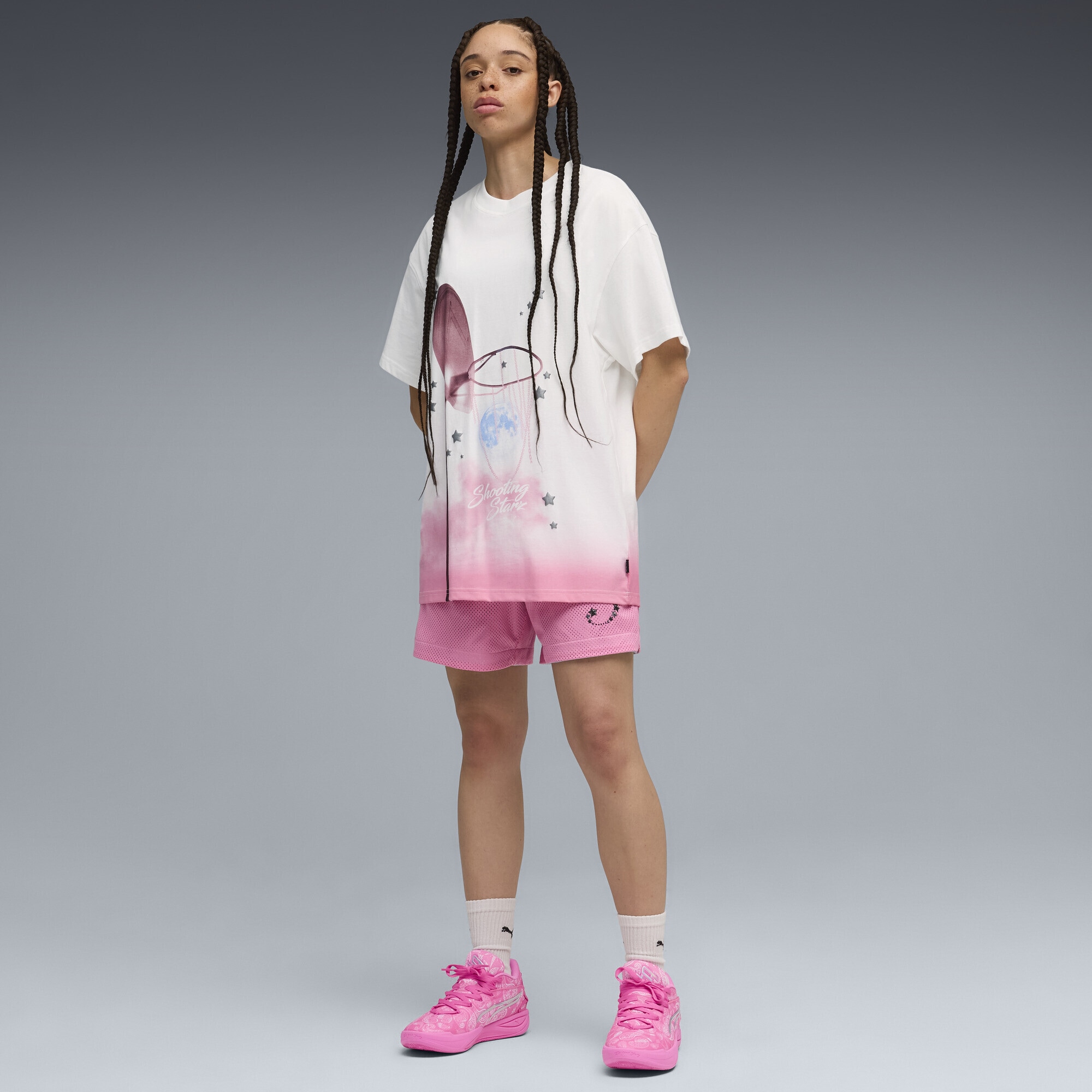 PUMA Trainingsshirt »Shooting Stars Oversized T-Shirt III Erwachsene«
