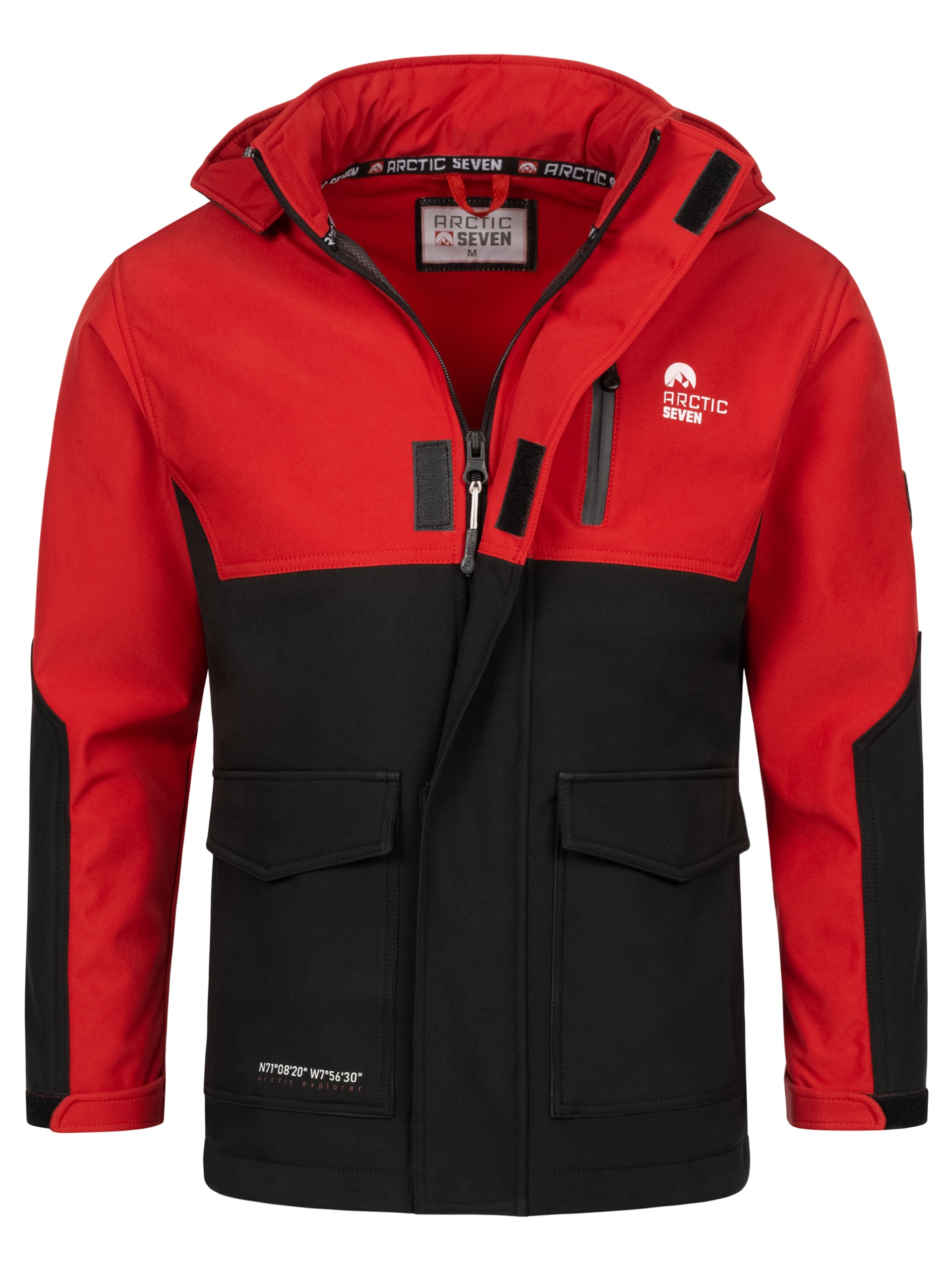 Arctic Seven Softshelljacke "ASRenaldoo", sportliche Funktionsjacke