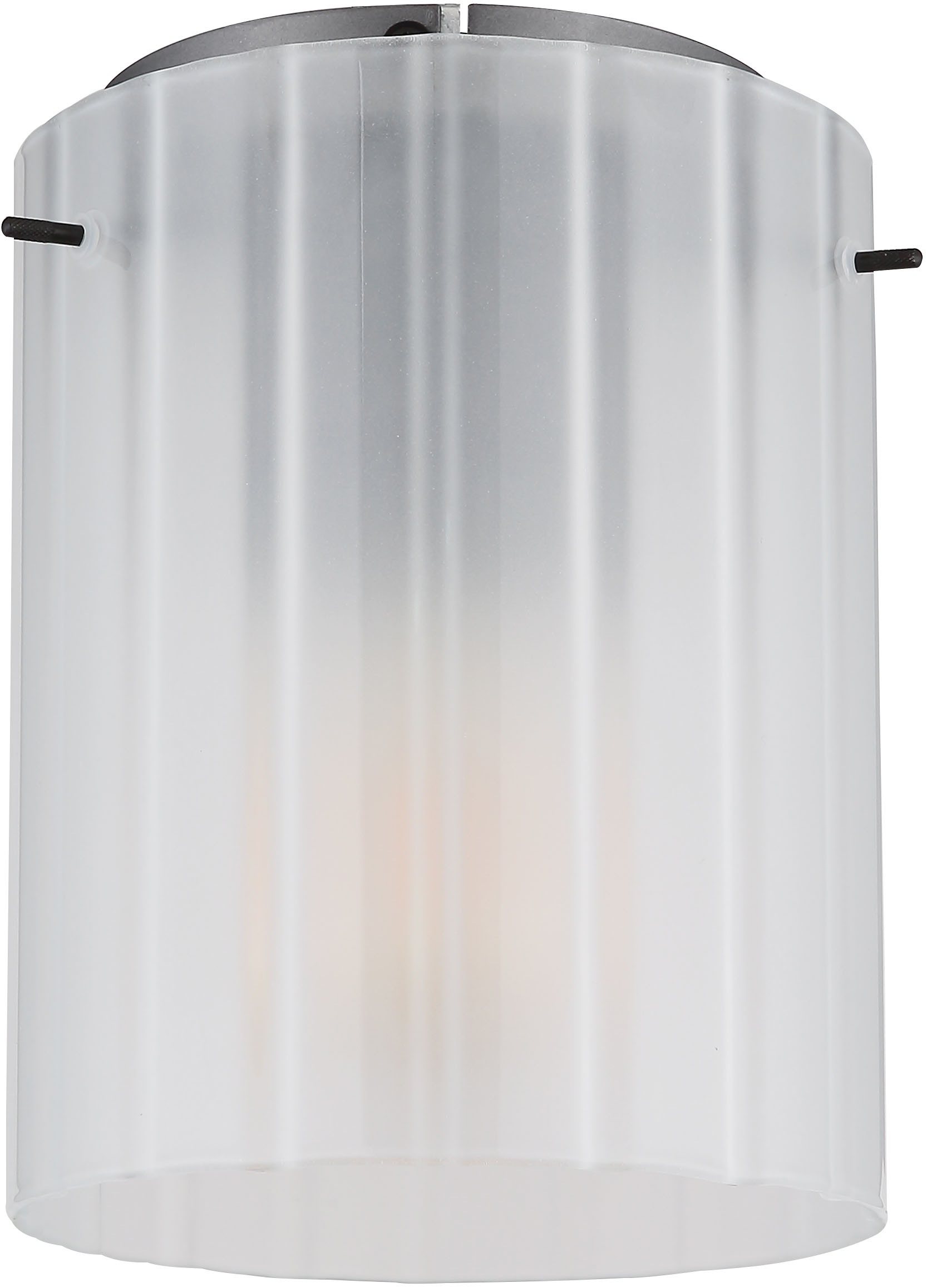 GLOBO LIGHTING Deckenleuchte »TULIVAR«, Leuchtmittel E27 | ohne Leuchtmittel, Deckenlampe/Glas satiniert/Rillen/Flur/Wohnzimmer