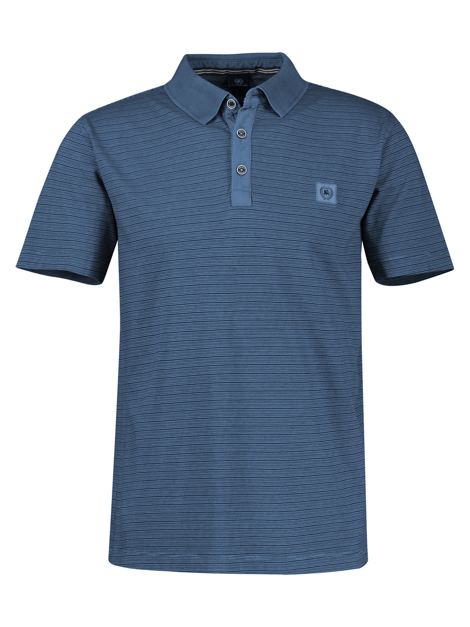 LERROS Poloshirt »Poloshirt mit Fineliner-Optik, 100 % Baumwolle«