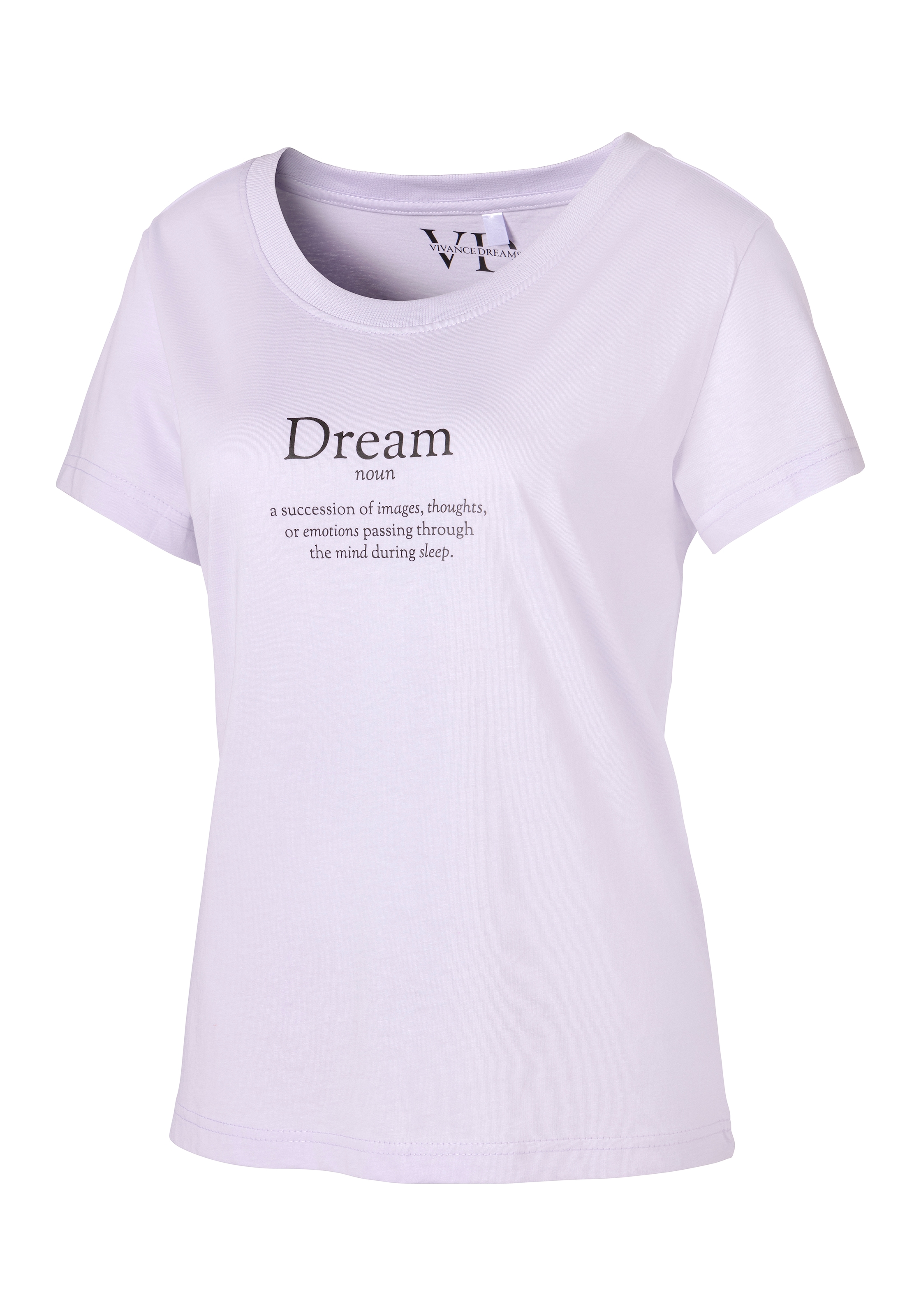 Vivance Dreams | Statementdruck online BAUR mit Pyjamaoberteil, bestellen