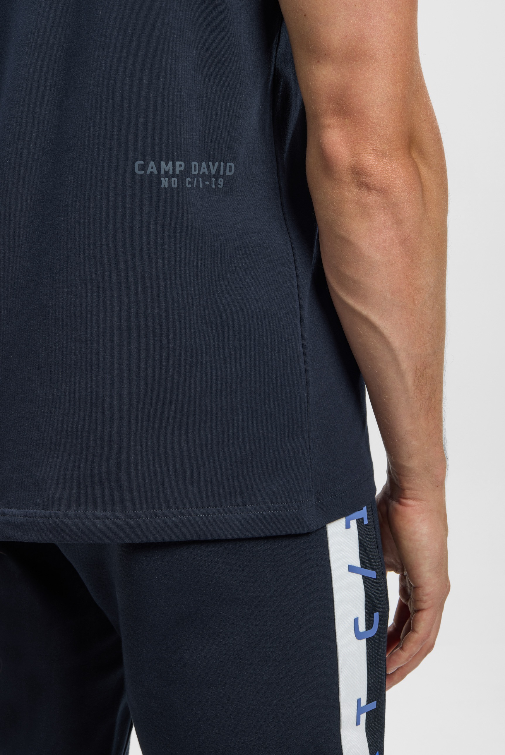 CAMP DAVID Poloshirt mit reflektierenden Details