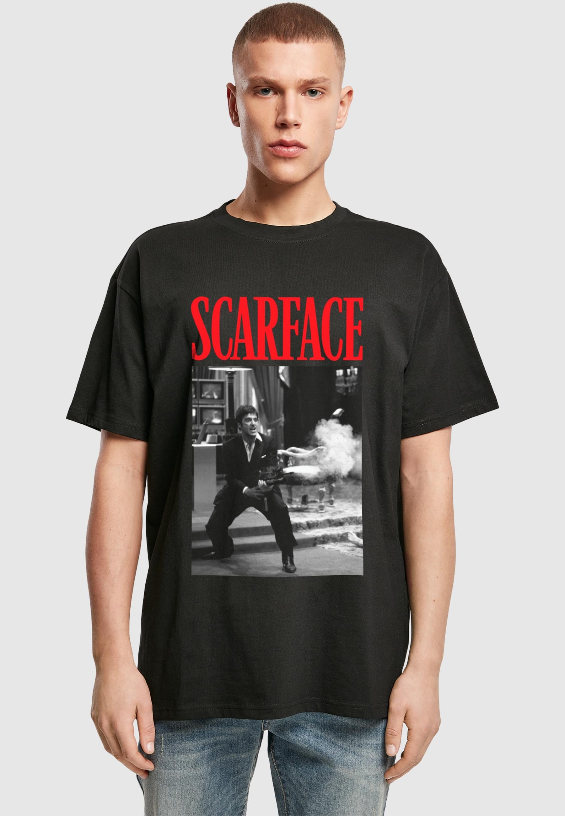 Merchcode T-Shirt »Merchcode Scarface - Say Hello Heavy Oversize Tee«, (1 tlg.)