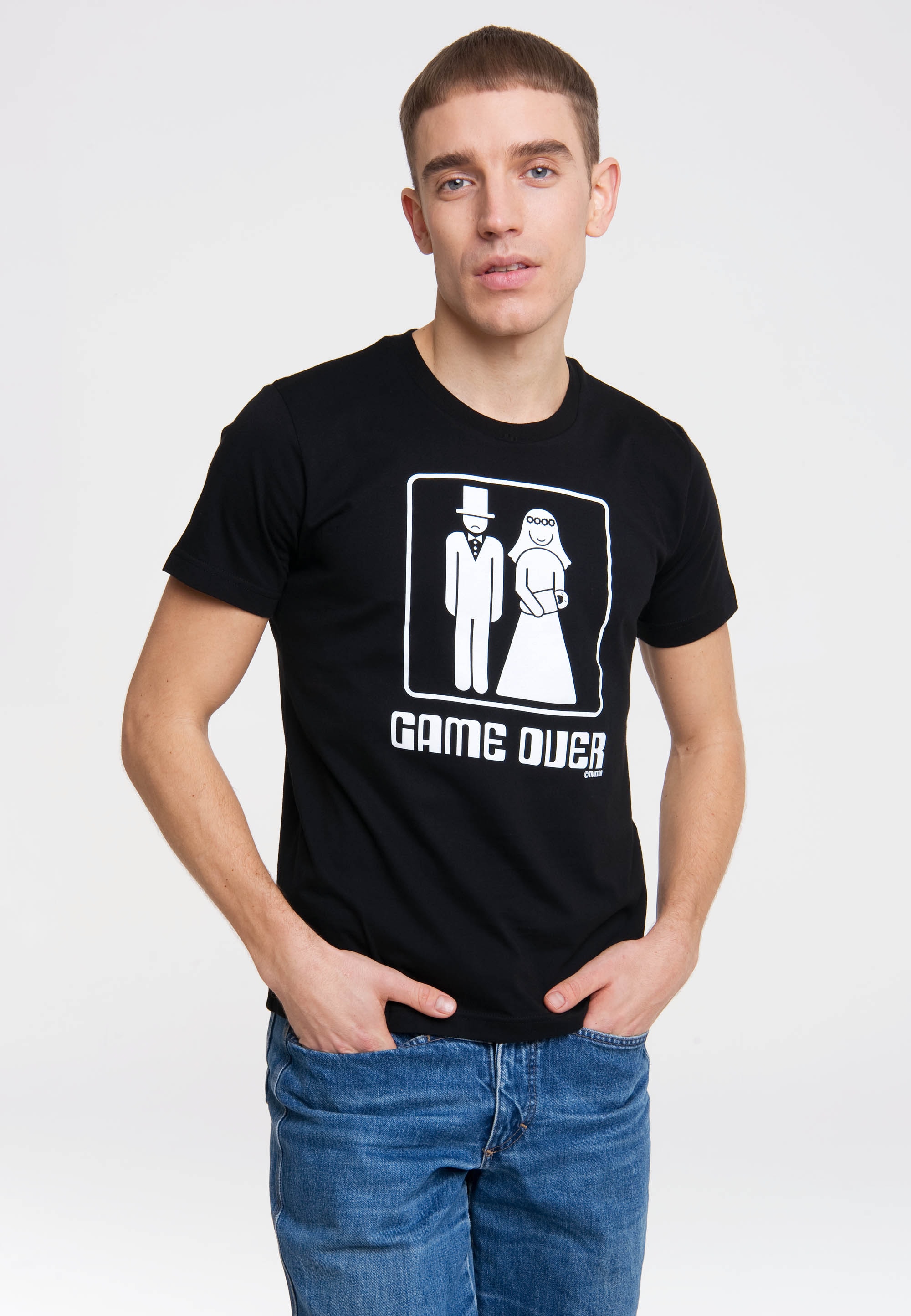 LOGOSHIRT "GAME OVER" mit lustigem Print