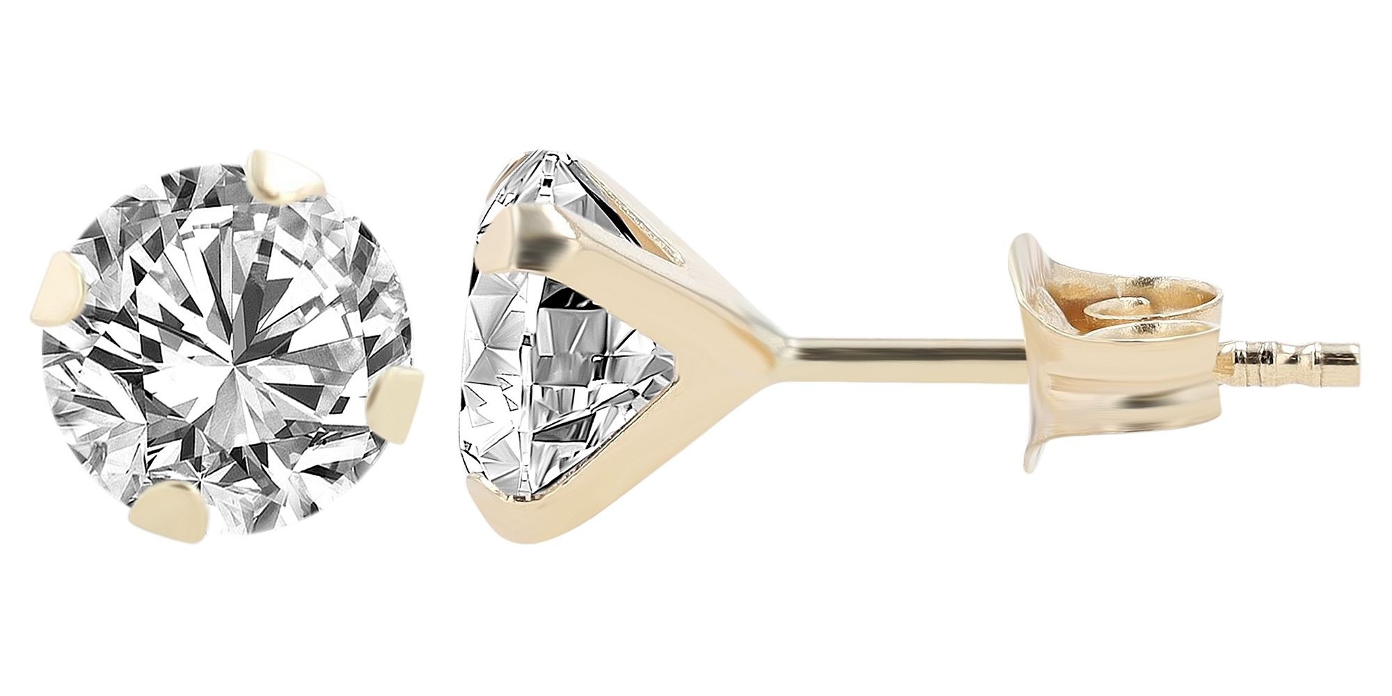 Adelia´s Paar Ohrhänger "Damen Ohrringe – Ohrstecker aus 333 Gold mit Zirko günstig online kaufen