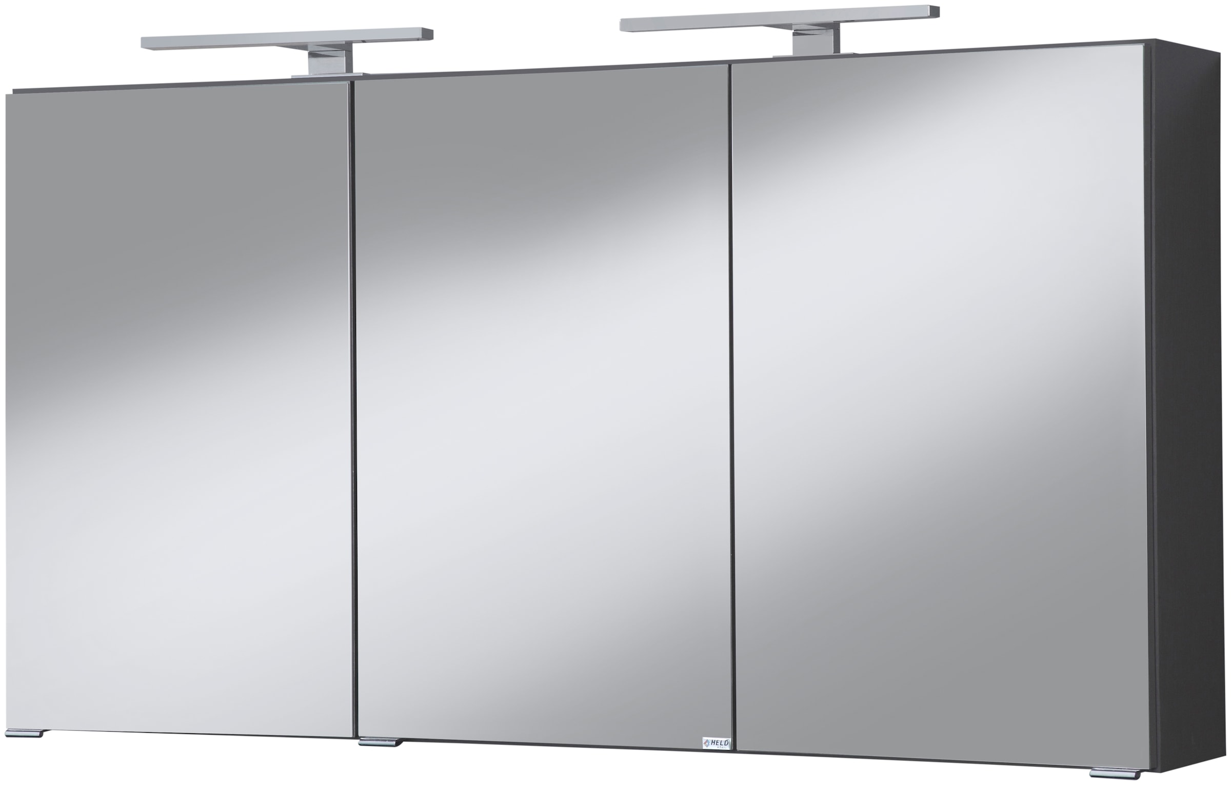 HELD MÖBEL Spiegelschrank "Malibu", Breite 120 cm, mit Spiegeltüren und Softclose-Funktion